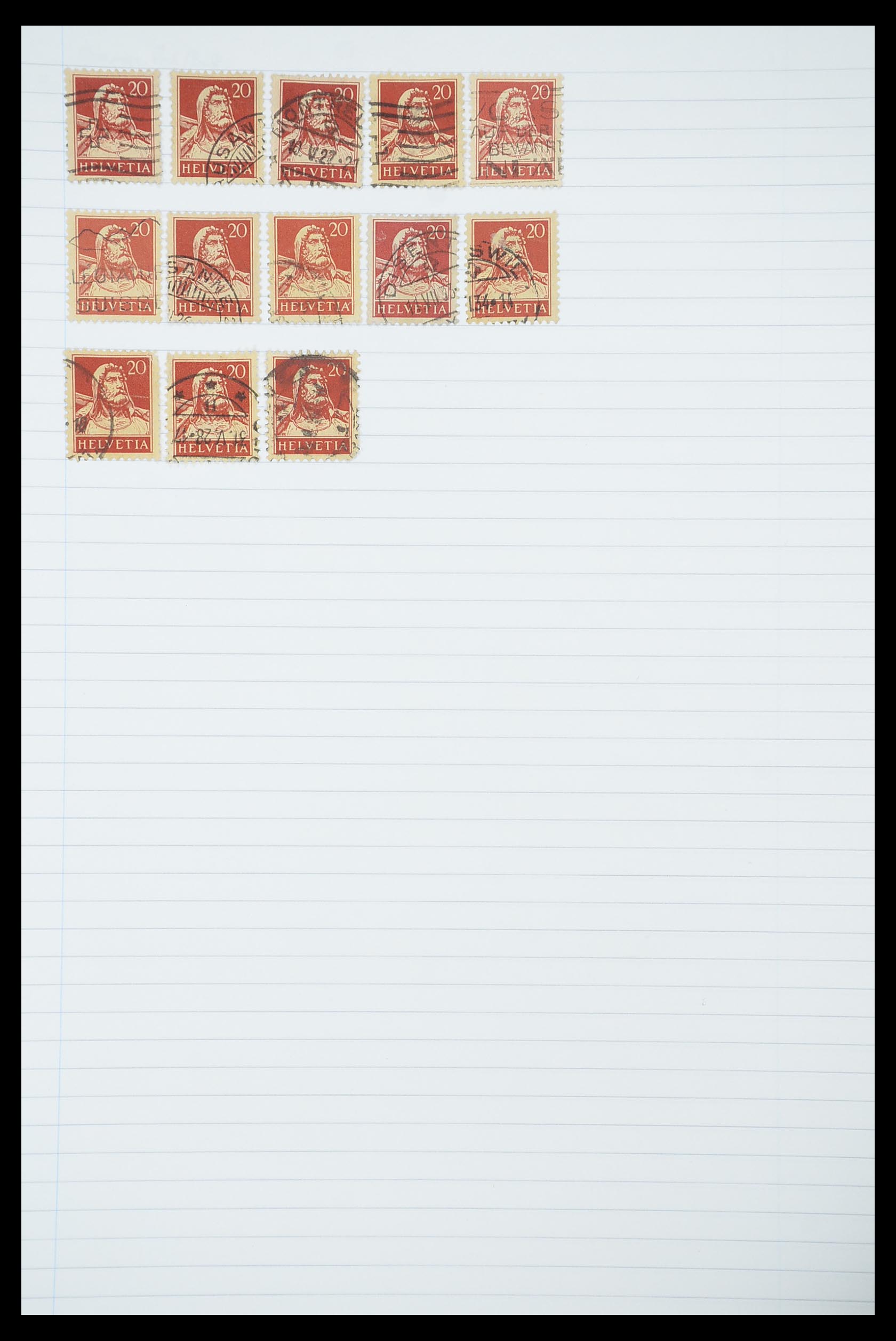 33926 387 - Postzegelverzameling 33926 Zwitserland uitzoekpartij 1850-1997.