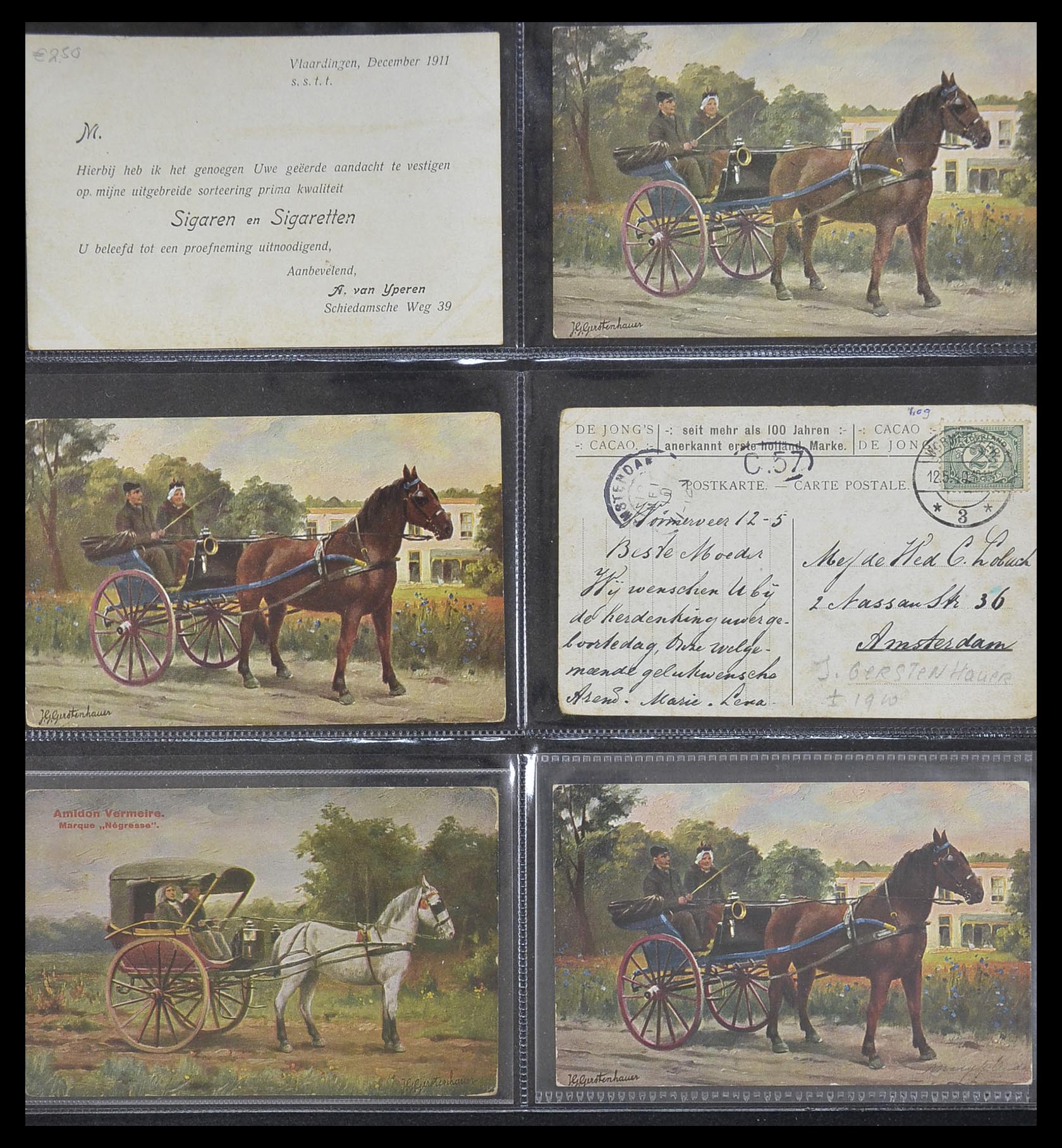 33928 005 - Postzegelverzameling 33928 Nederland ansichtkaarten 1910-1930.