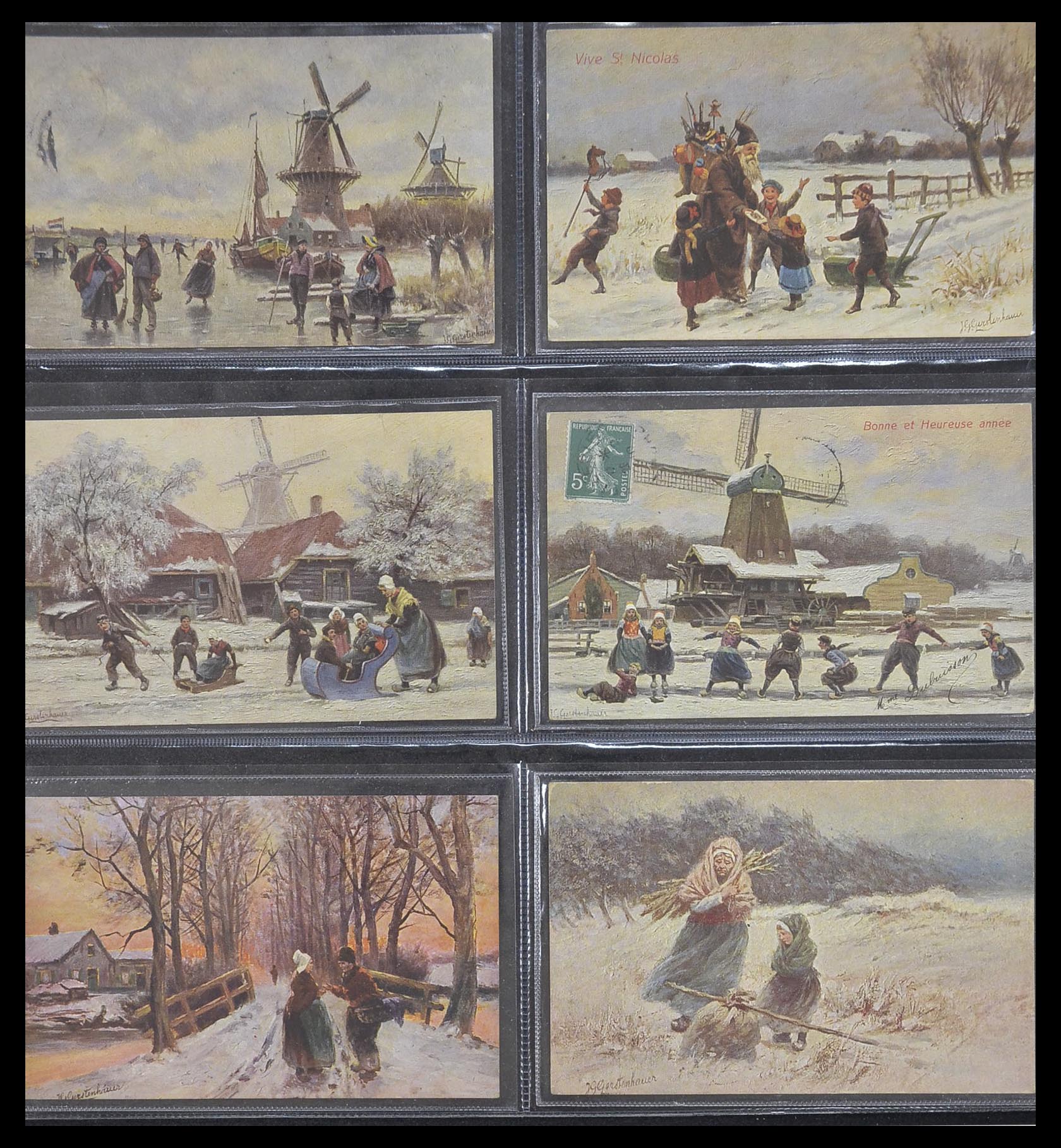 33928 011 - Postzegelverzameling 33928 Nederland ansichtkaarten 1910-1930.