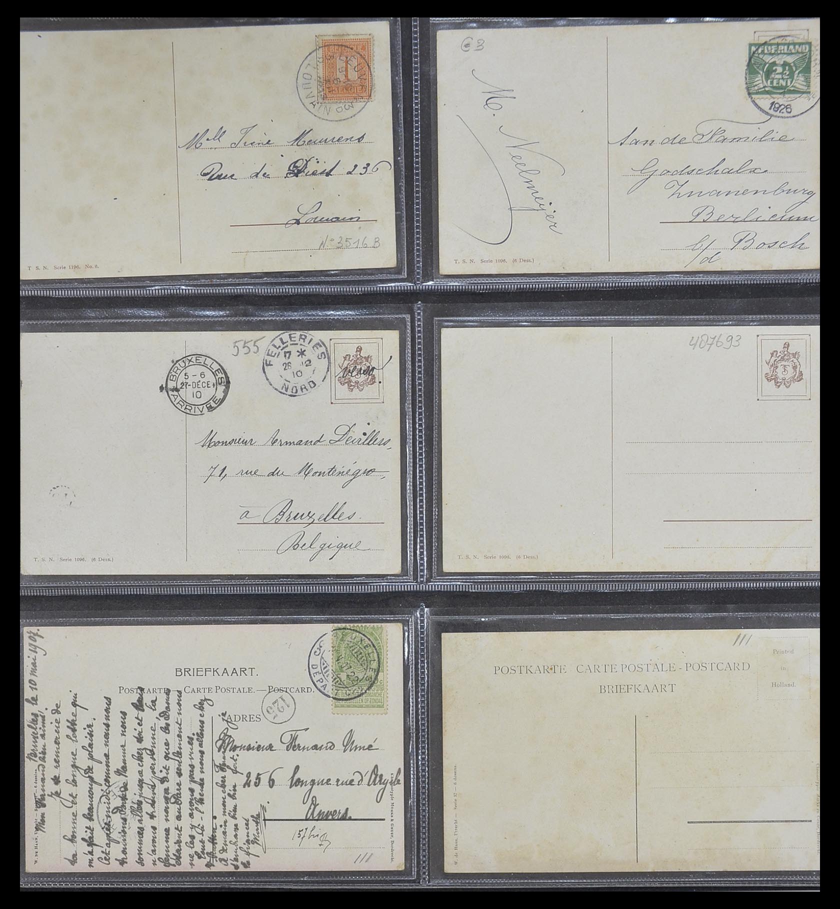 33928 012 - Postzegelverzameling 33928 Nederland ansichtkaarten 1910-1930.