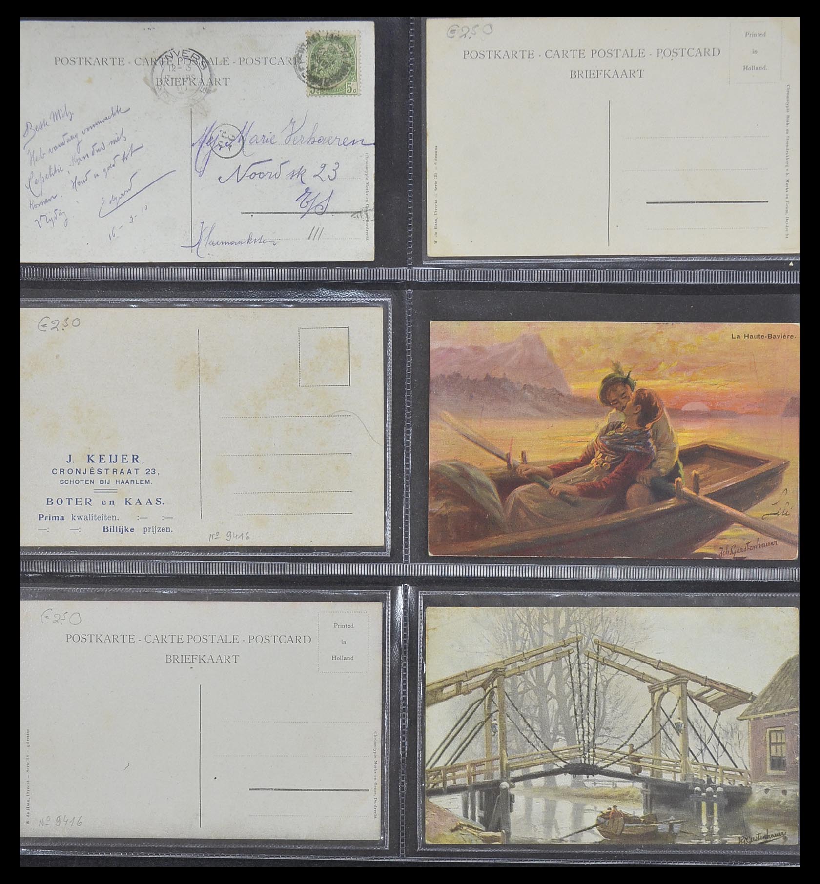 33928 018 - Postzegelverzameling 33928 Nederland ansichtkaarten 1910-1930.