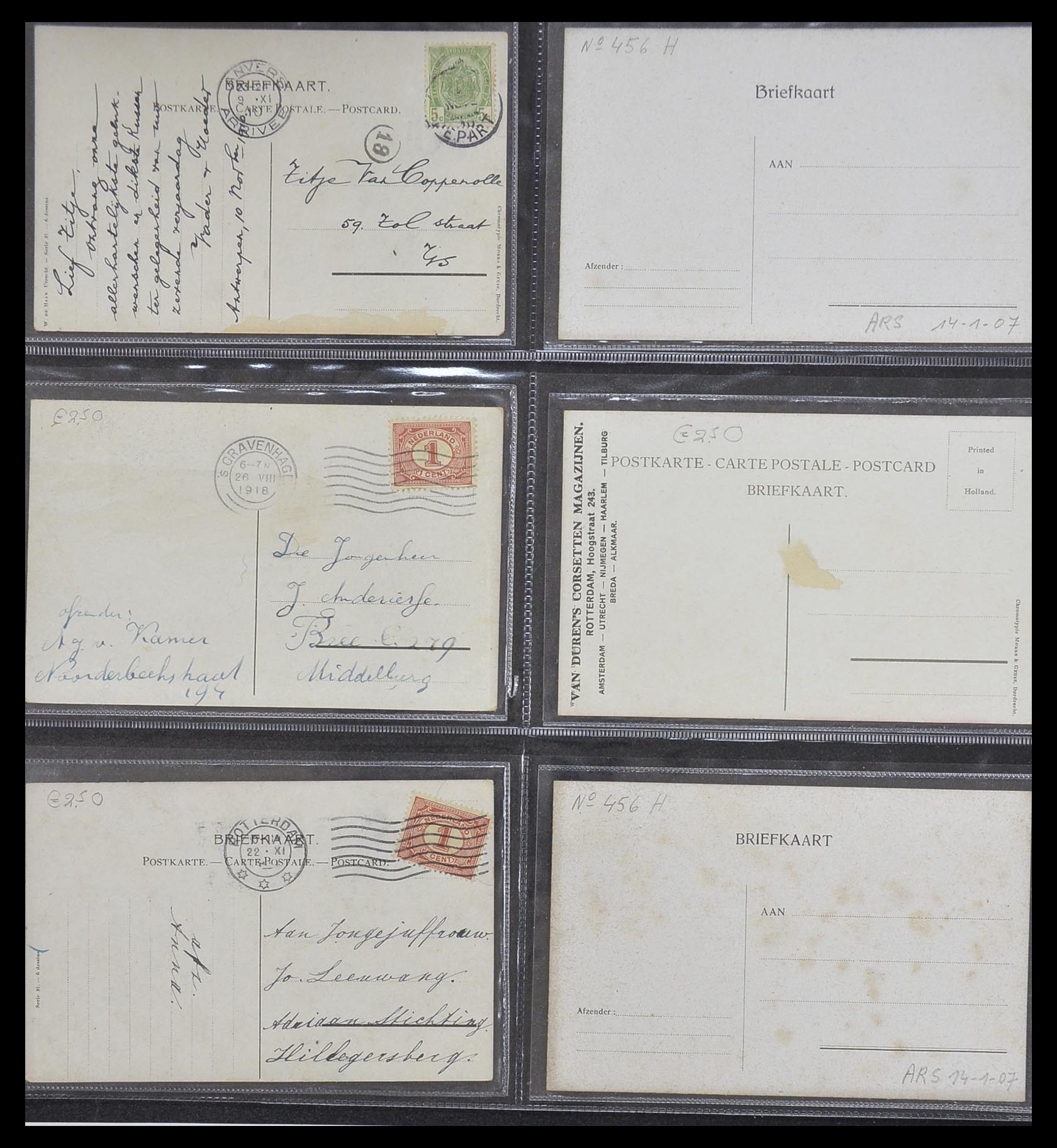33928 026 - Postzegelverzameling 33928 Nederland ansichtkaarten 1910-1930.