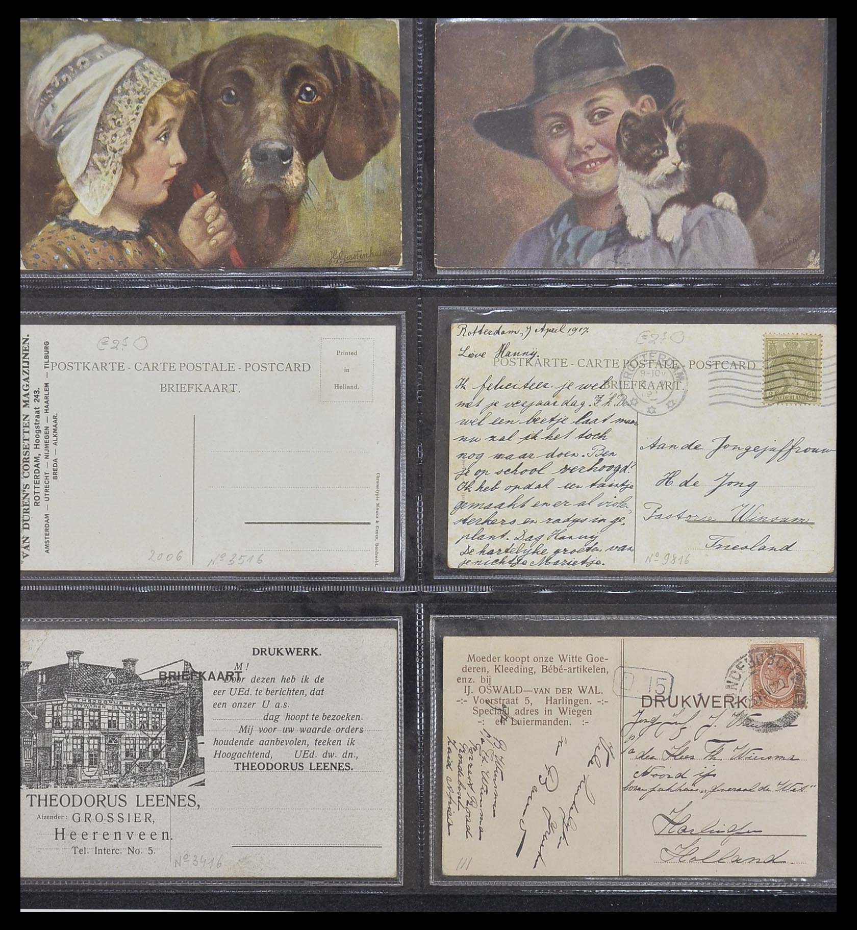 33928 027 - Postzegelverzameling 33928 Nederland ansichtkaarten 1910-1930.