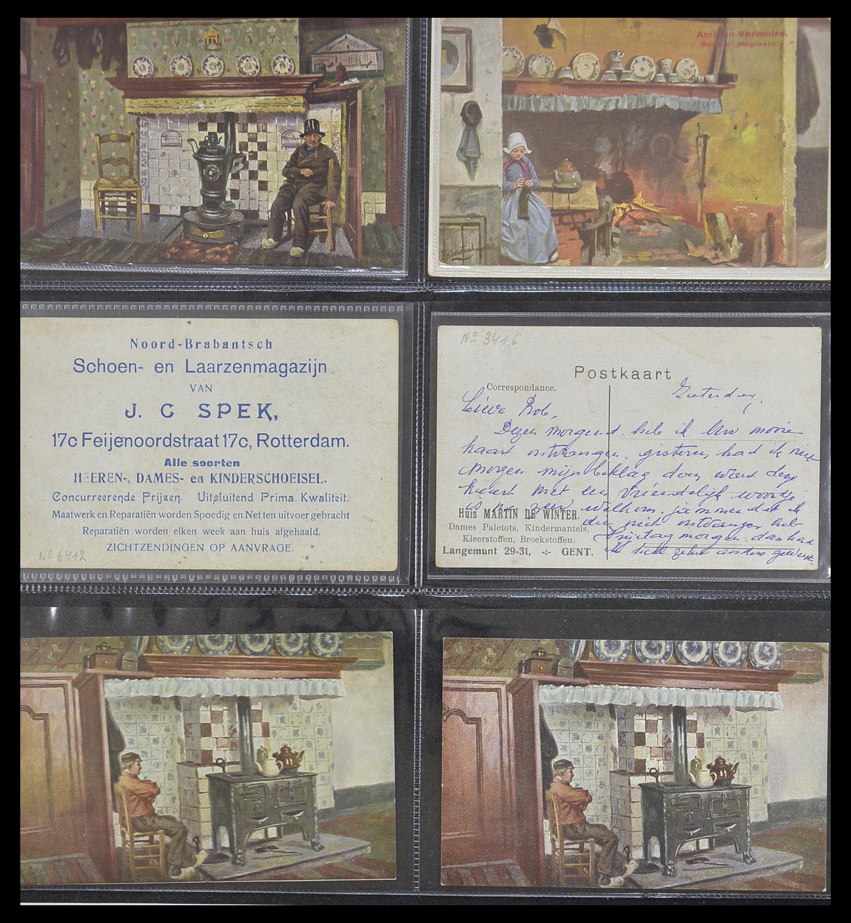 33928 031 - Postzegelverzameling 33928 Nederland ansichtkaarten 1910-1930.