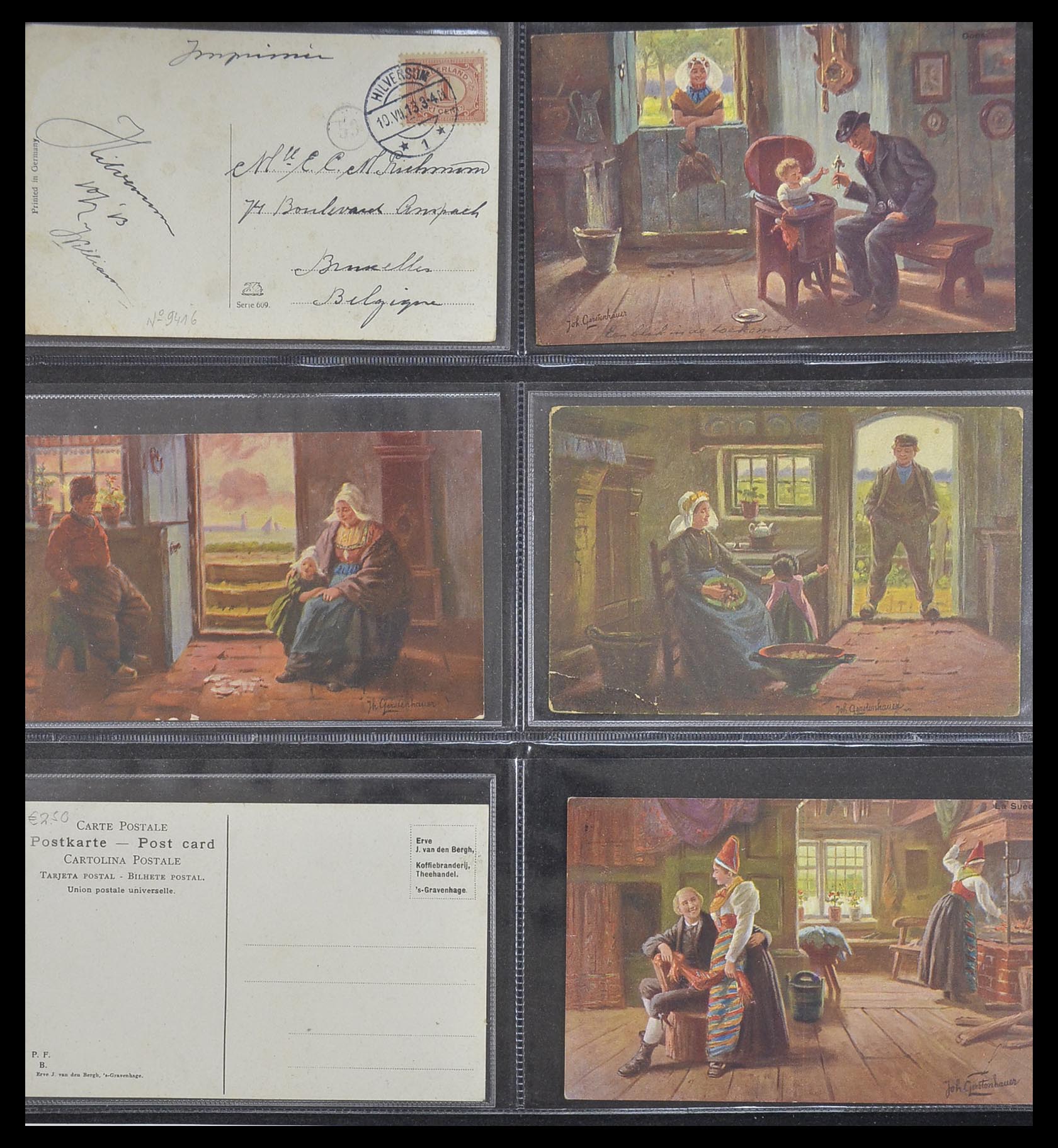 33928 033 - Postzegelverzameling 33928 Nederland ansichtkaarten 1910-1930.