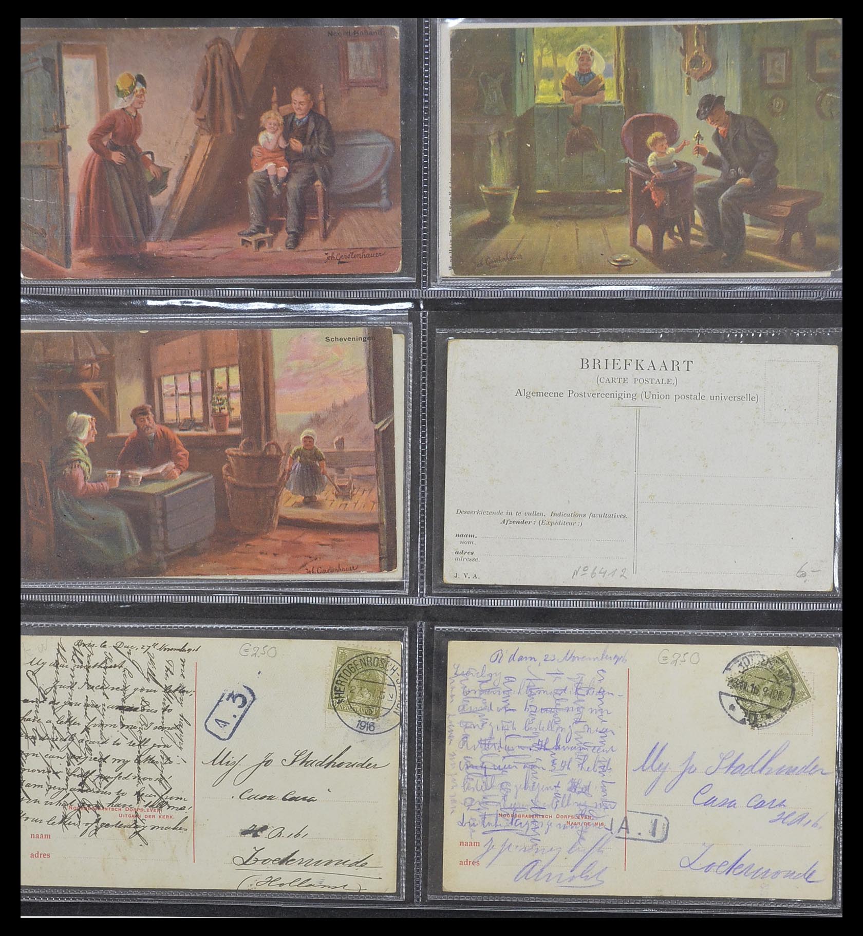 33928 036 - Postzegelverzameling 33928 Nederland ansichtkaarten 1910-1930.
