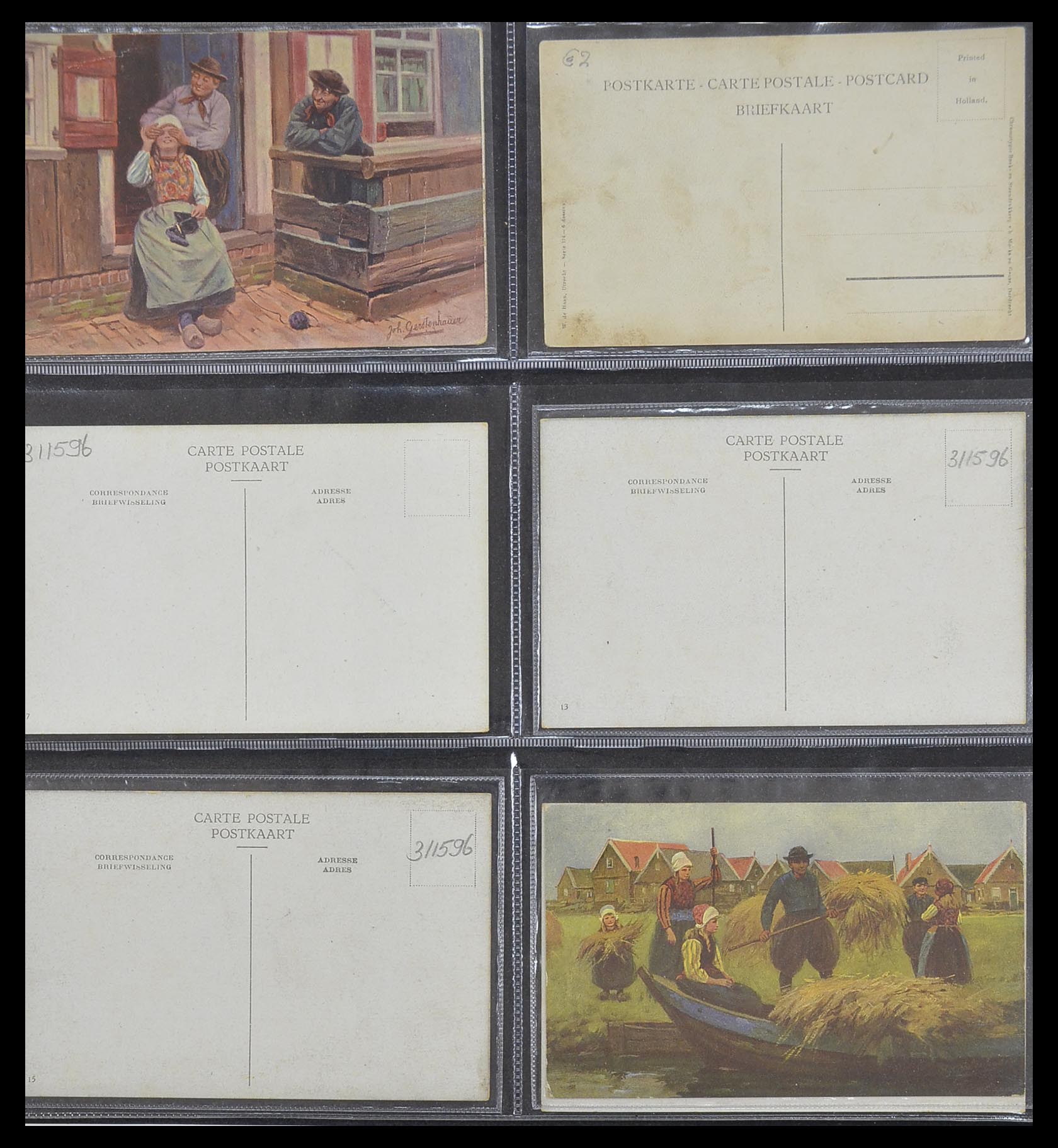33928 038 - Postzegelverzameling 33928 Nederland ansichtkaarten 1910-1930.