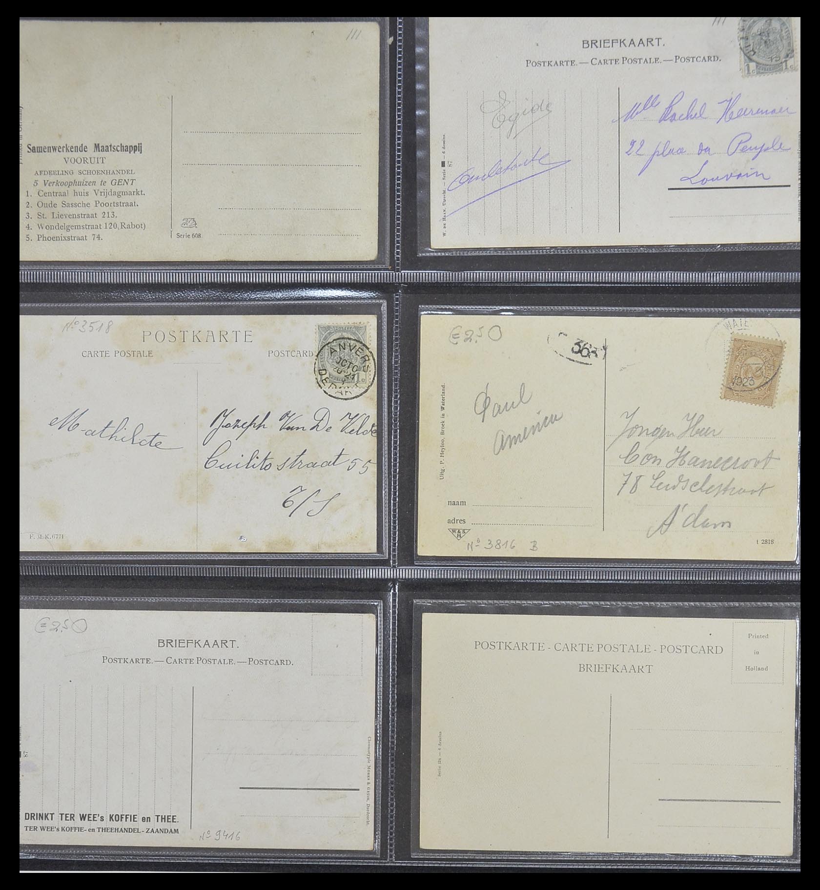 33928 040 - Postzegelverzameling 33928 Nederland ansichtkaarten 1910-1930.