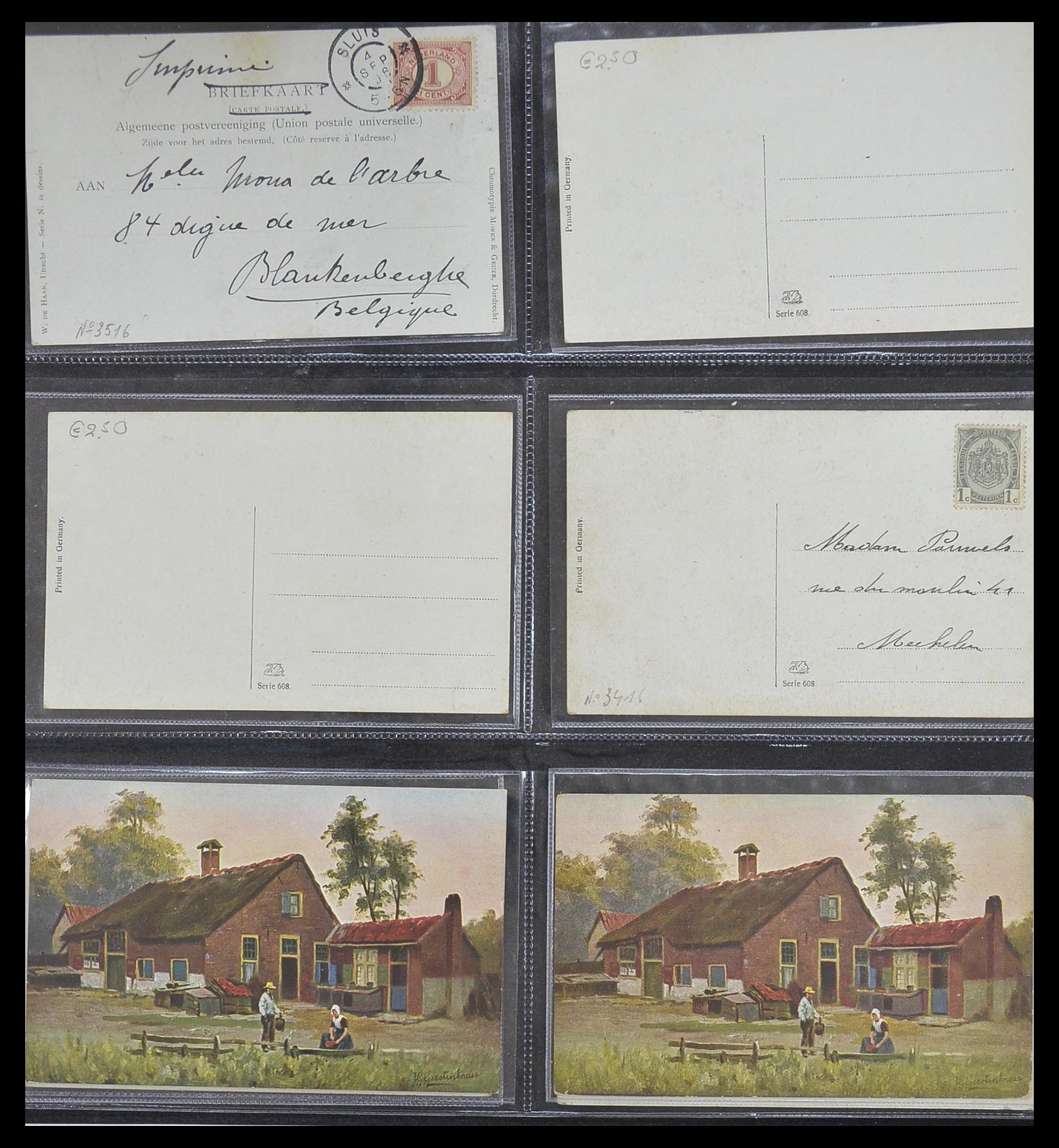33928 042 - Postzegelverzameling 33928 Nederland ansichtkaarten 1910-1930.