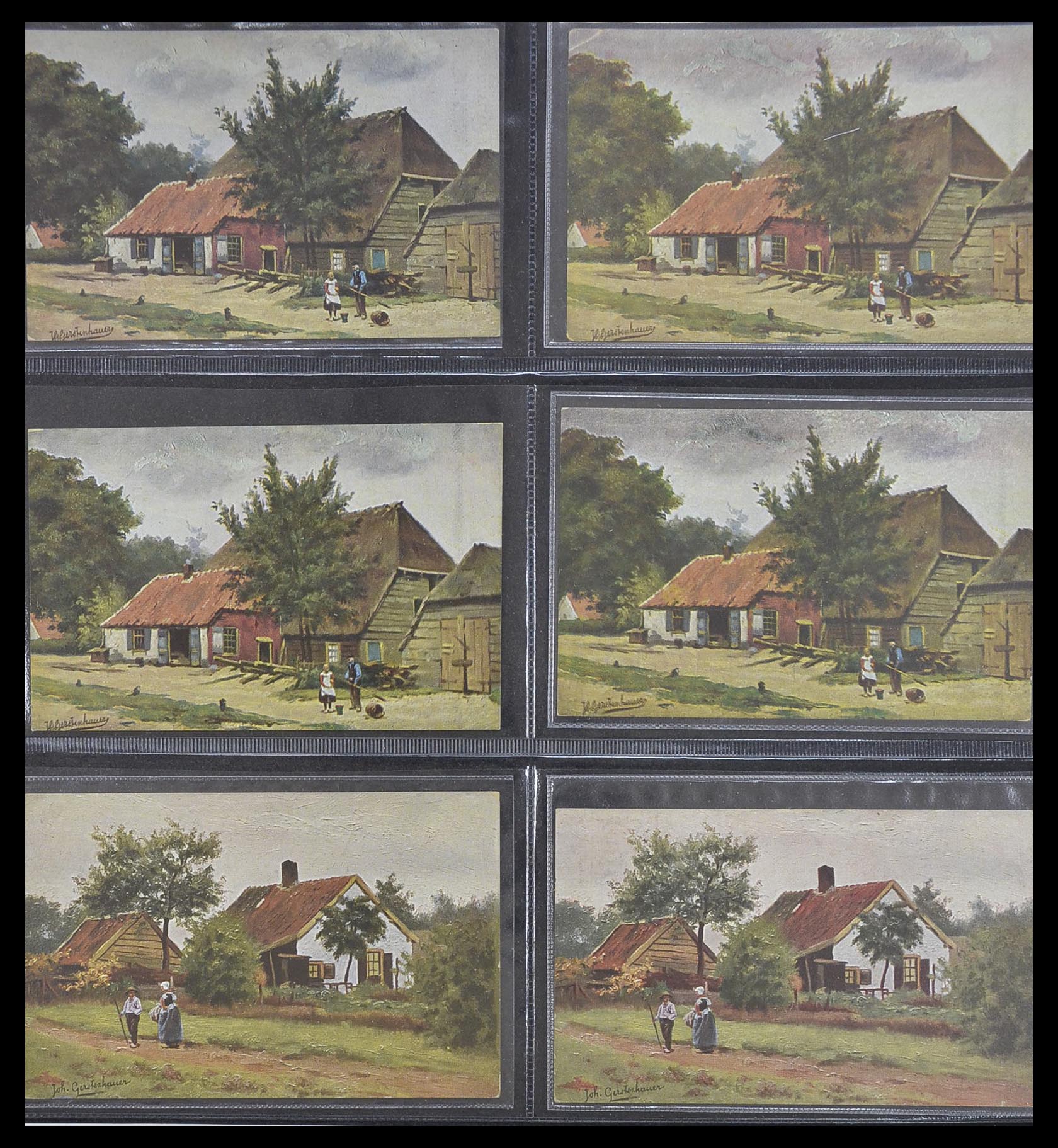 33928 043 - Postzegelverzameling 33928 Nederland ansichtkaarten 1910-1930.