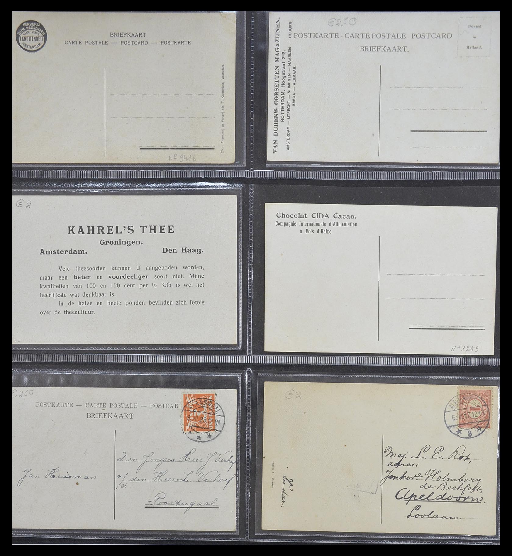 33928 044 - Postzegelverzameling 33928 Nederland ansichtkaarten 1910-1930.