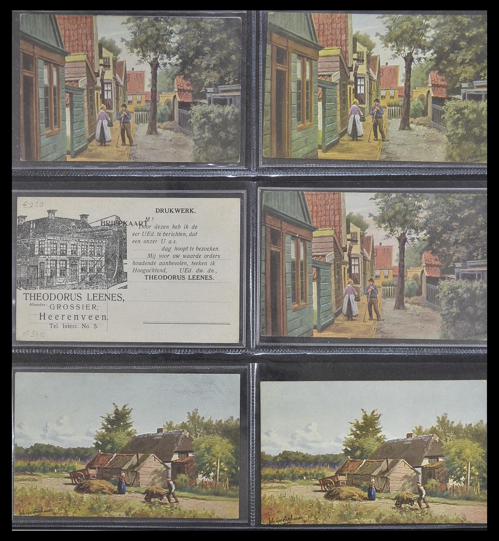 33928 045 - Postzegelverzameling 33928 Nederland ansichtkaarten 1910-1930.