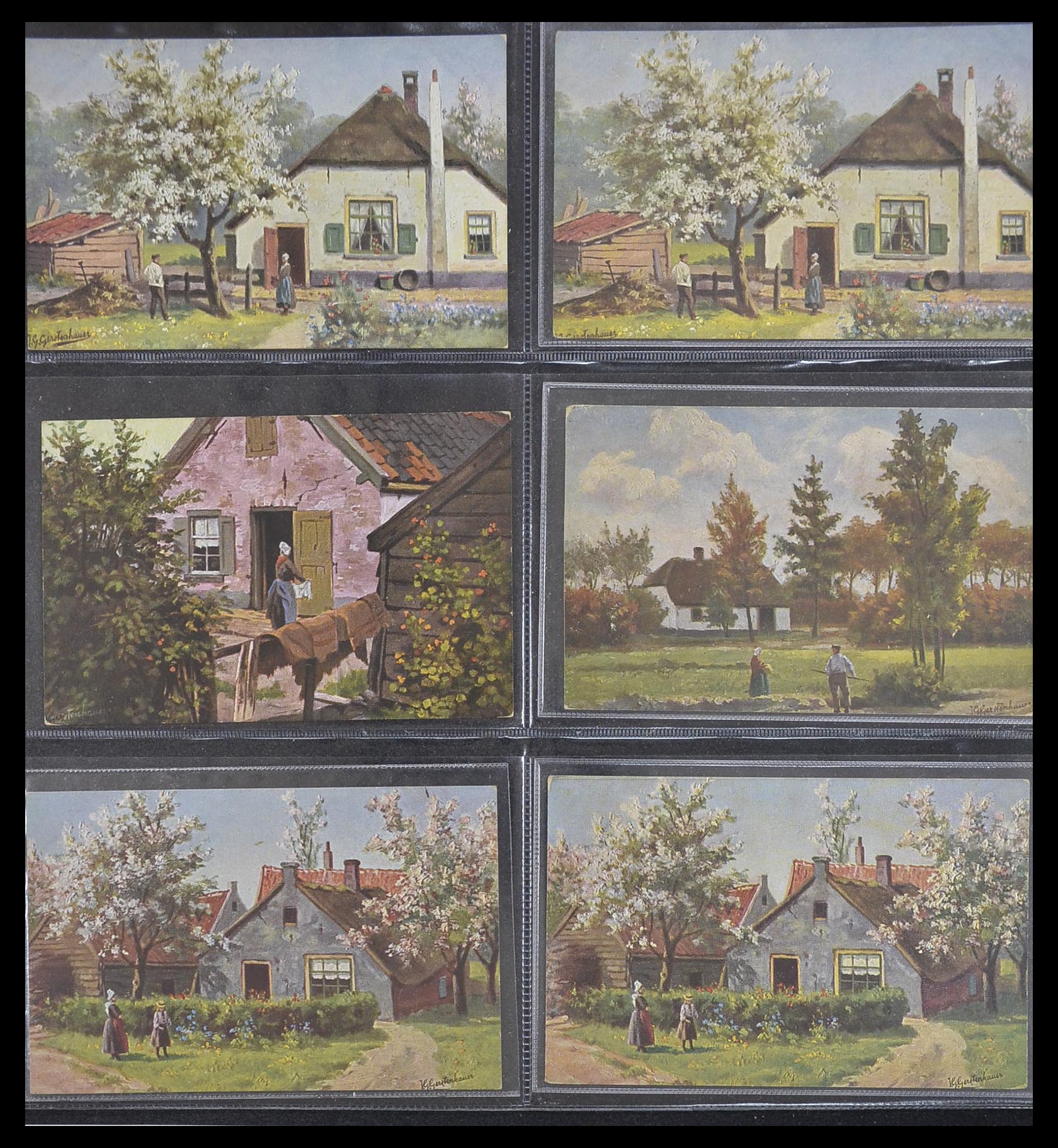 33928 055 - Postzegelverzameling 33928 Nederland ansichtkaarten 1910-1930.