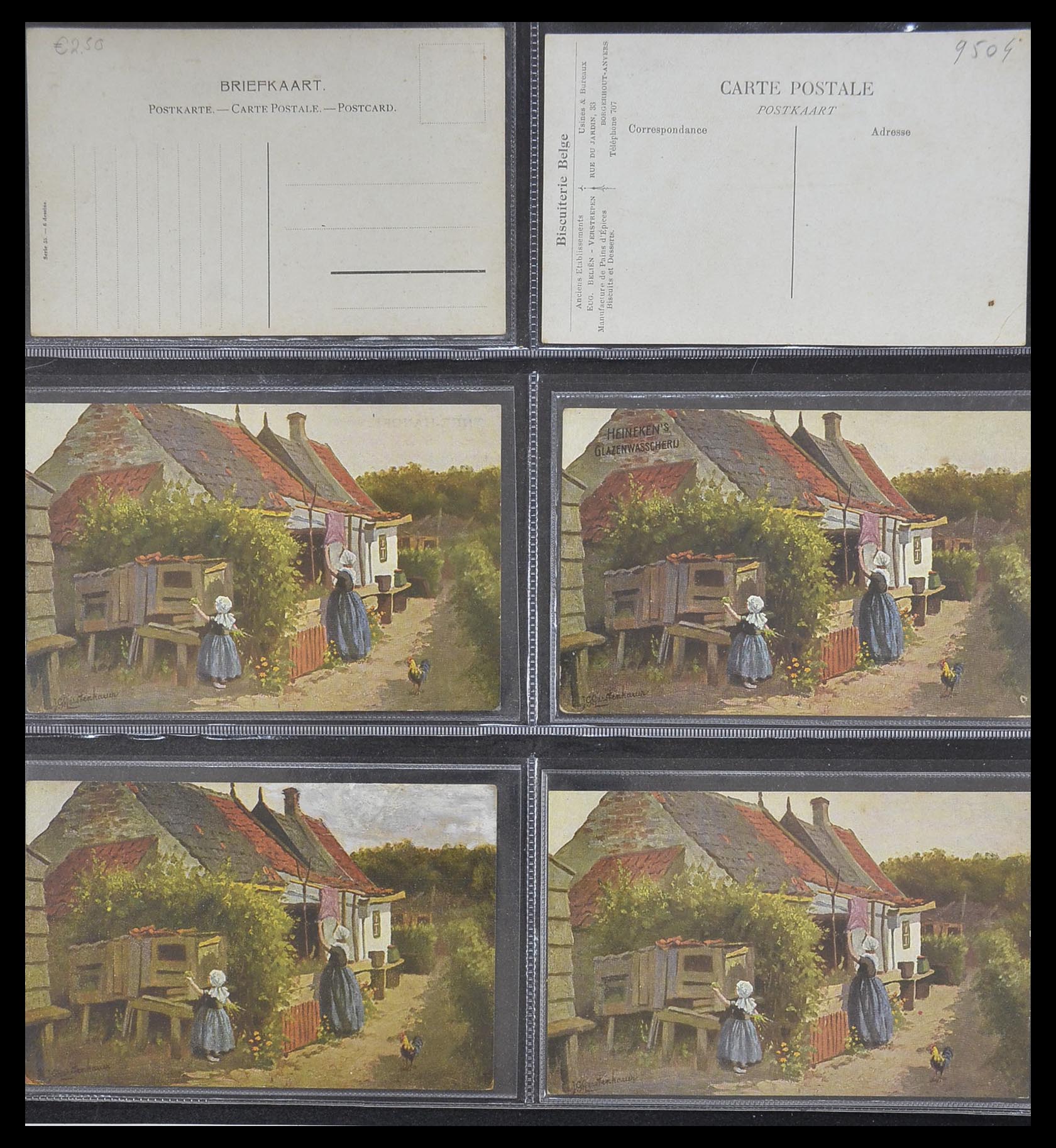 33928 058 - Postzegelverzameling 33928 Nederland ansichtkaarten 1910-1930.