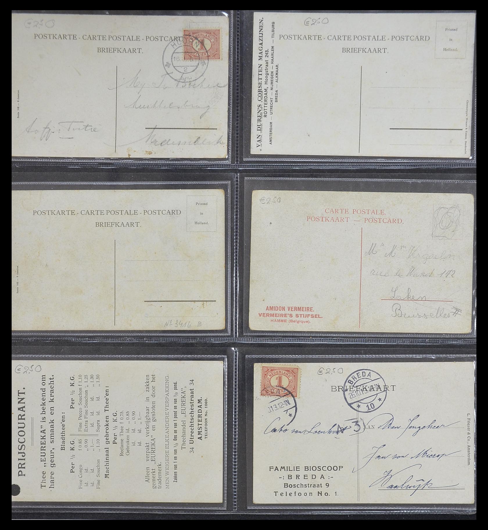 33928 059 - Postzegelverzameling 33928 Nederland ansichtkaarten 1910-1930.
