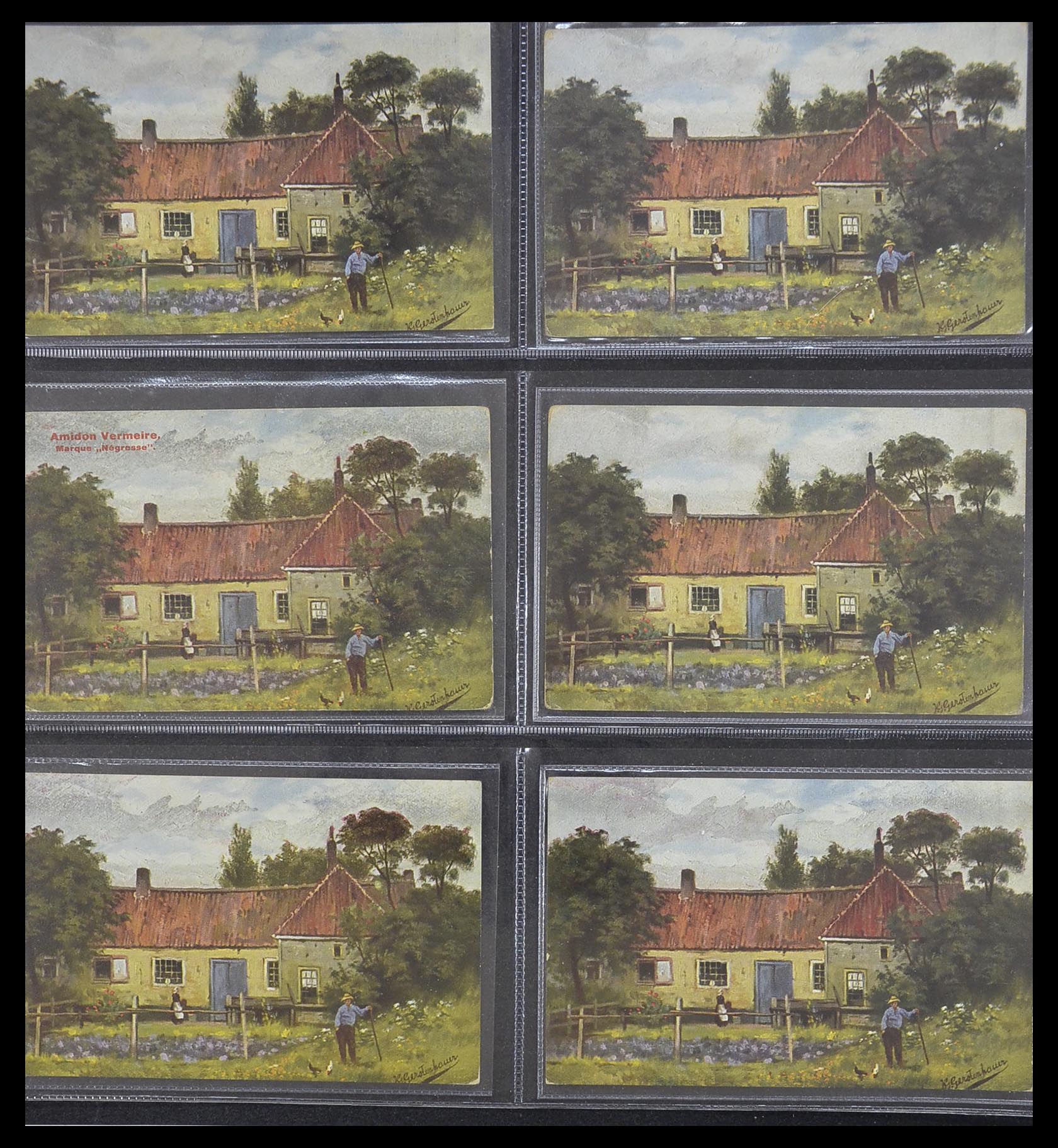 33928 060 - Postzegelverzameling 33928 Nederland ansichtkaarten 1910-1930.