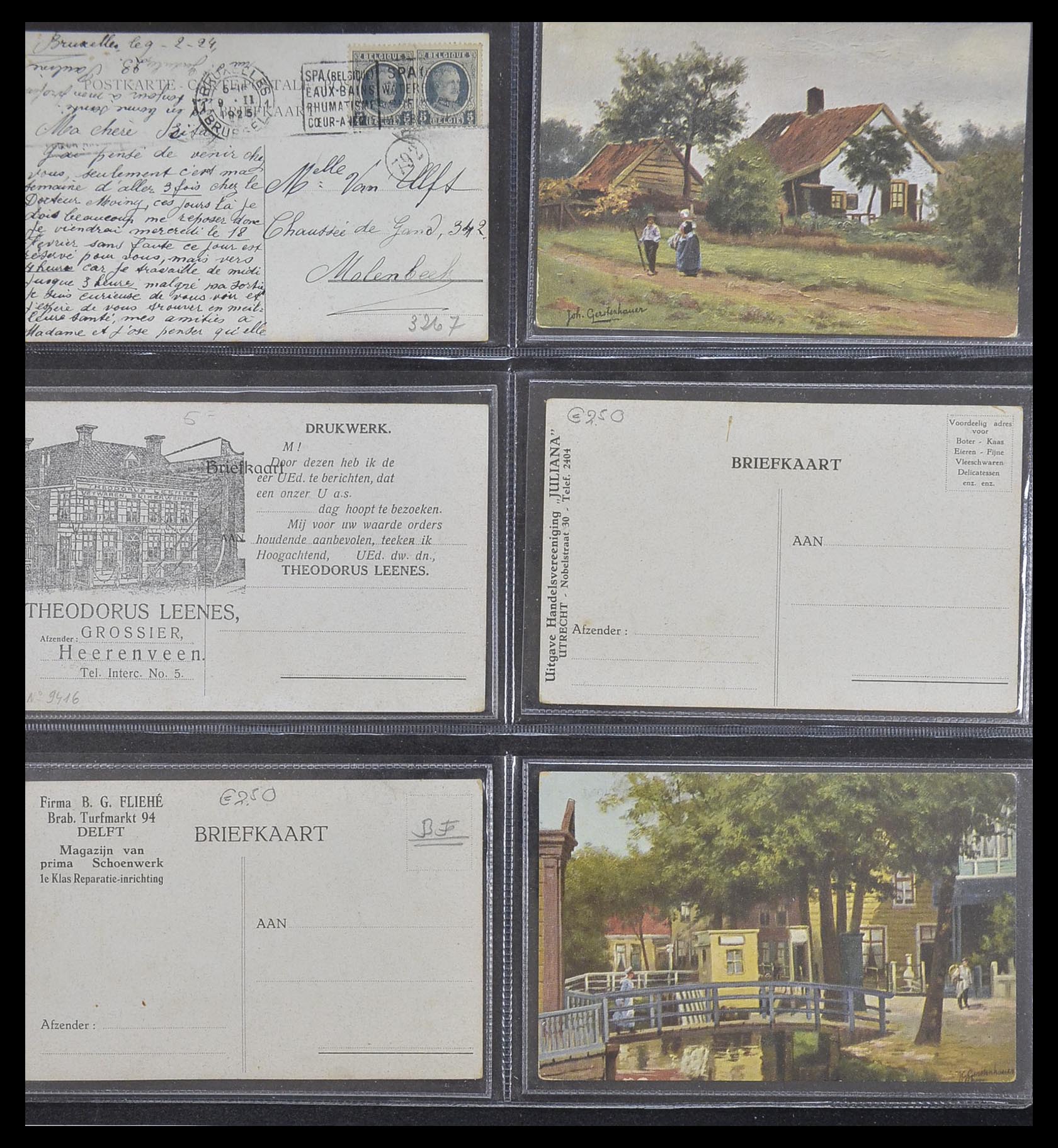 33928 061 - Postzegelverzameling 33928 Nederland ansichtkaarten 1910-1930.