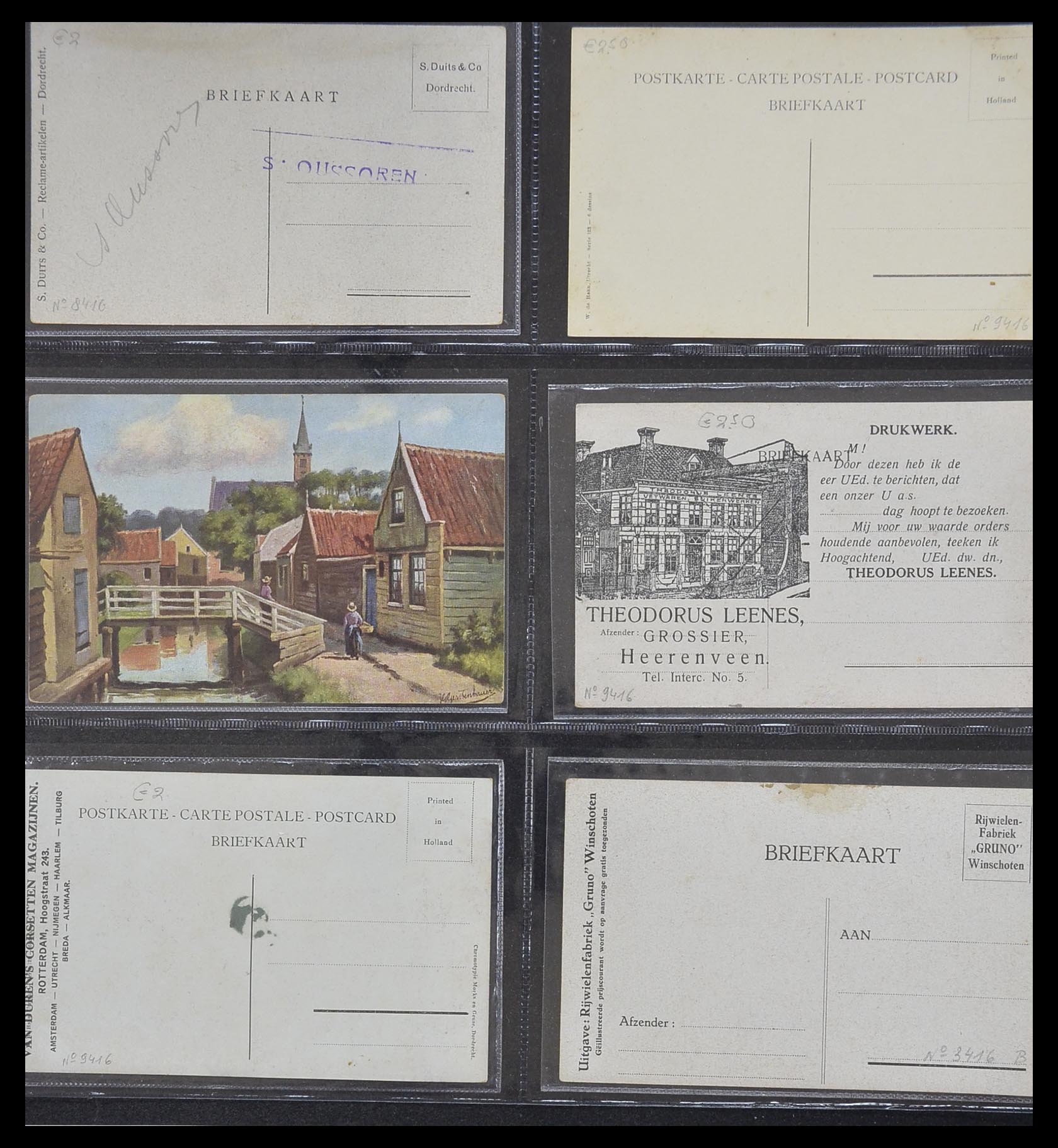 33928 064 - Postzegelverzameling 33928 Nederland ansichtkaarten 1910-1930.