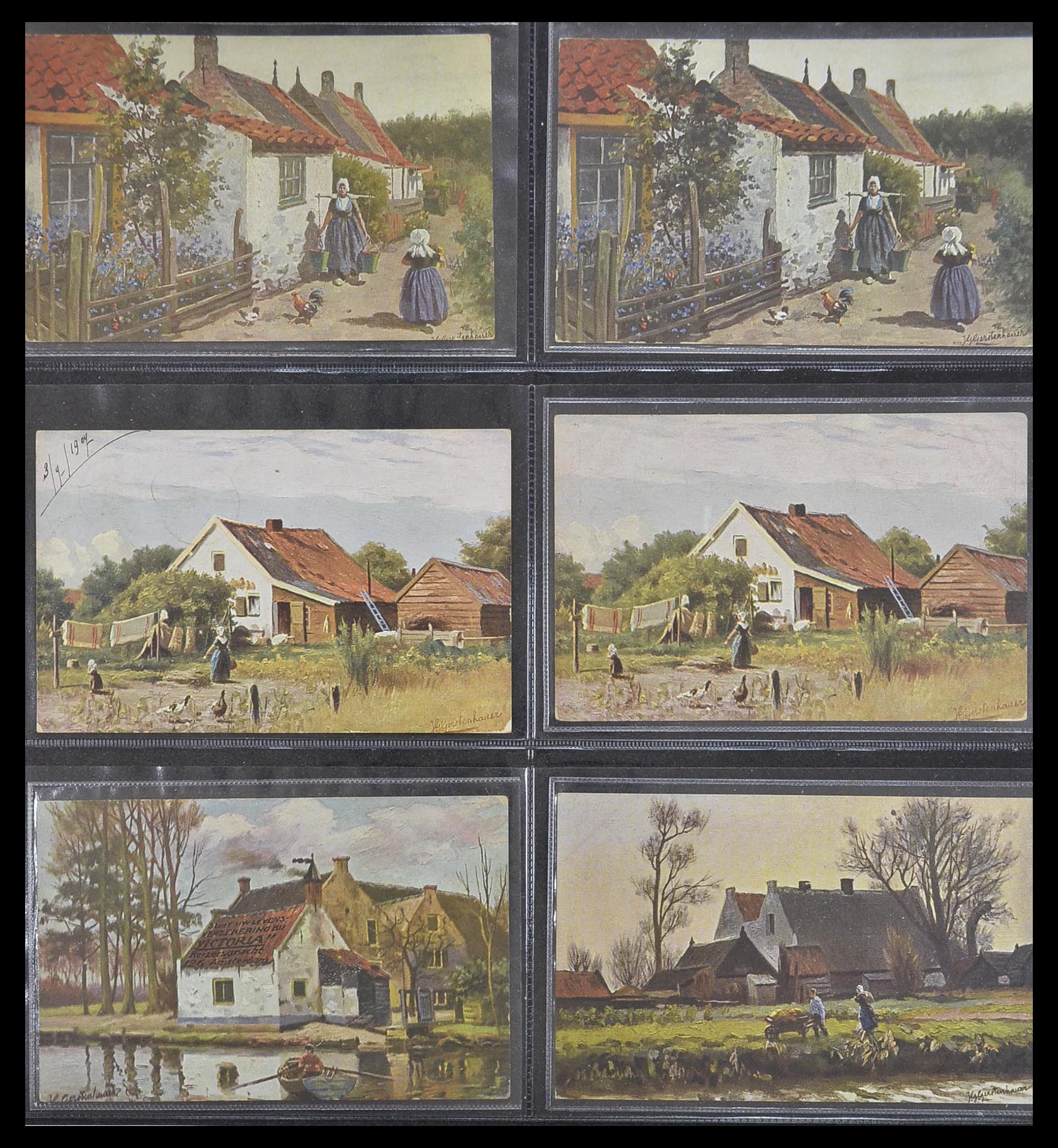 33928 067 - Postzegelverzameling 33928 Nederland ansichtkaarten 1910-1930.