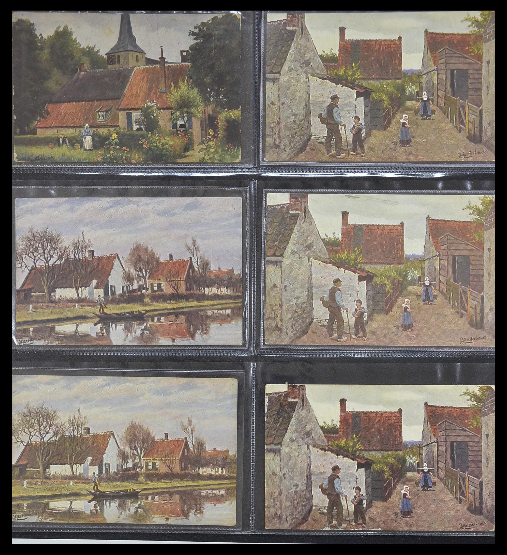 33928 071 - Postzegelverzameling 33928 Nederland ansichtkaarten 1910-1930.