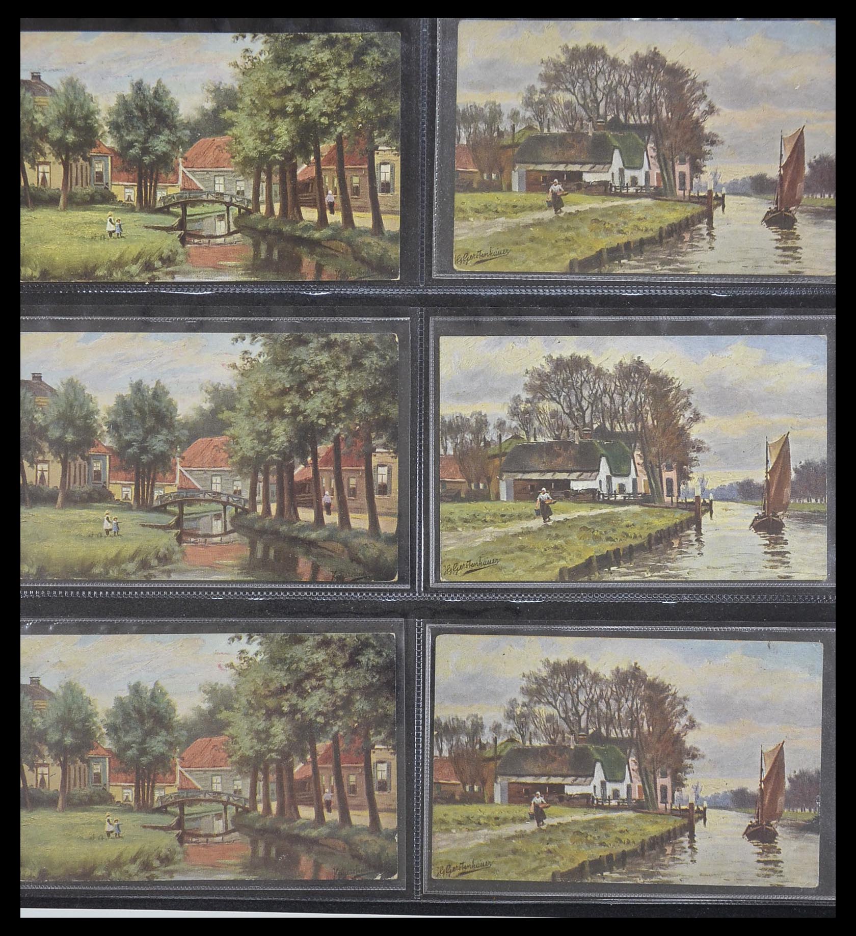 33928 073 - Postzegelverzameling 33928 Nederland ansichtkaarten 1910-1930.