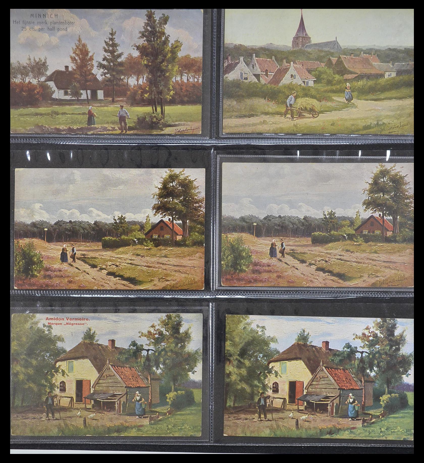 33928 075 - Postzegelverzameling 33928 Nederland ansichtkaarten 1910-1930.