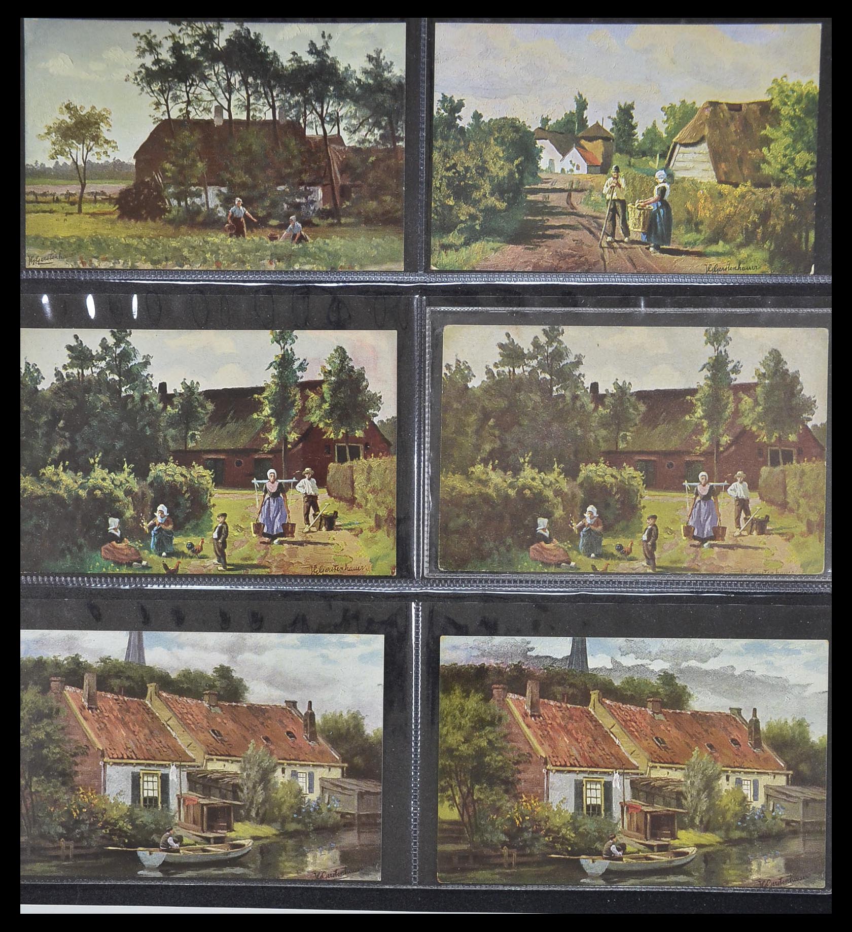 33928 077 - Postzegelverzameling 33928 Nederland ansichtkaarten 1910-1930.