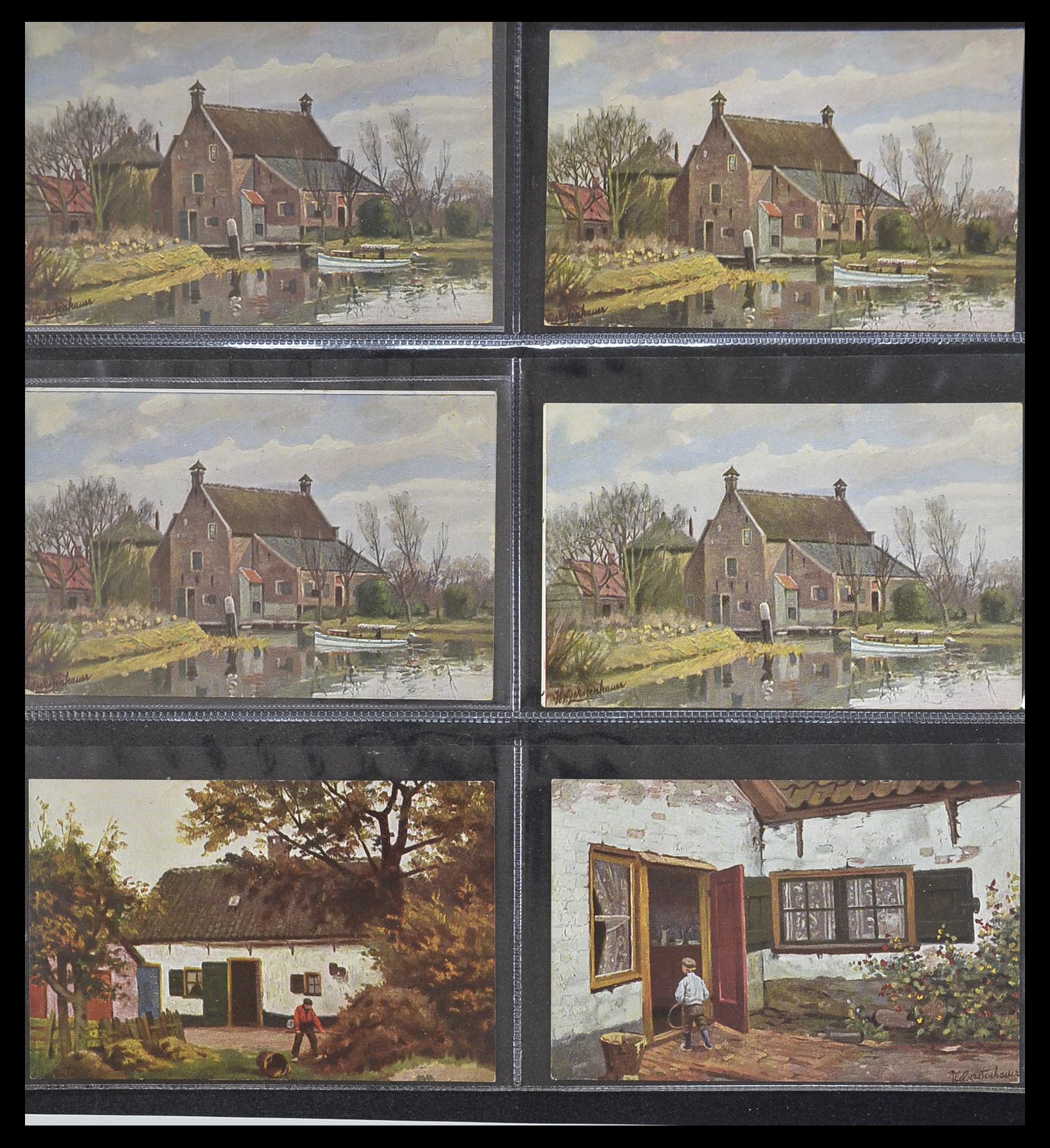 33928 079 - Postzegelverzameling 33928 Nederland ansichtkaarten 1910-1930.