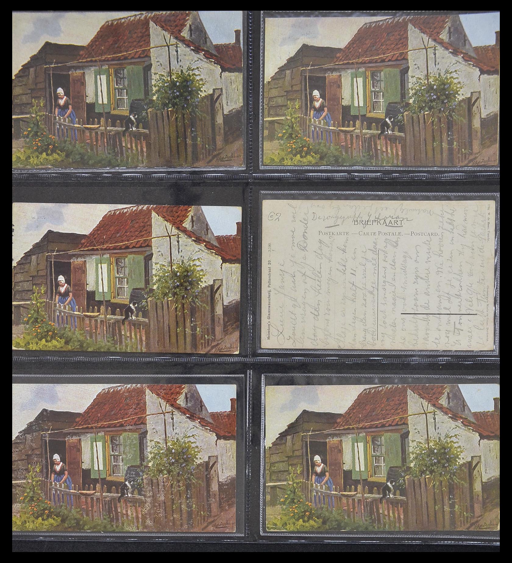 33928 082 - Postzegelverzameling 33928 Nederland ansichtkaarten 1910-1930.