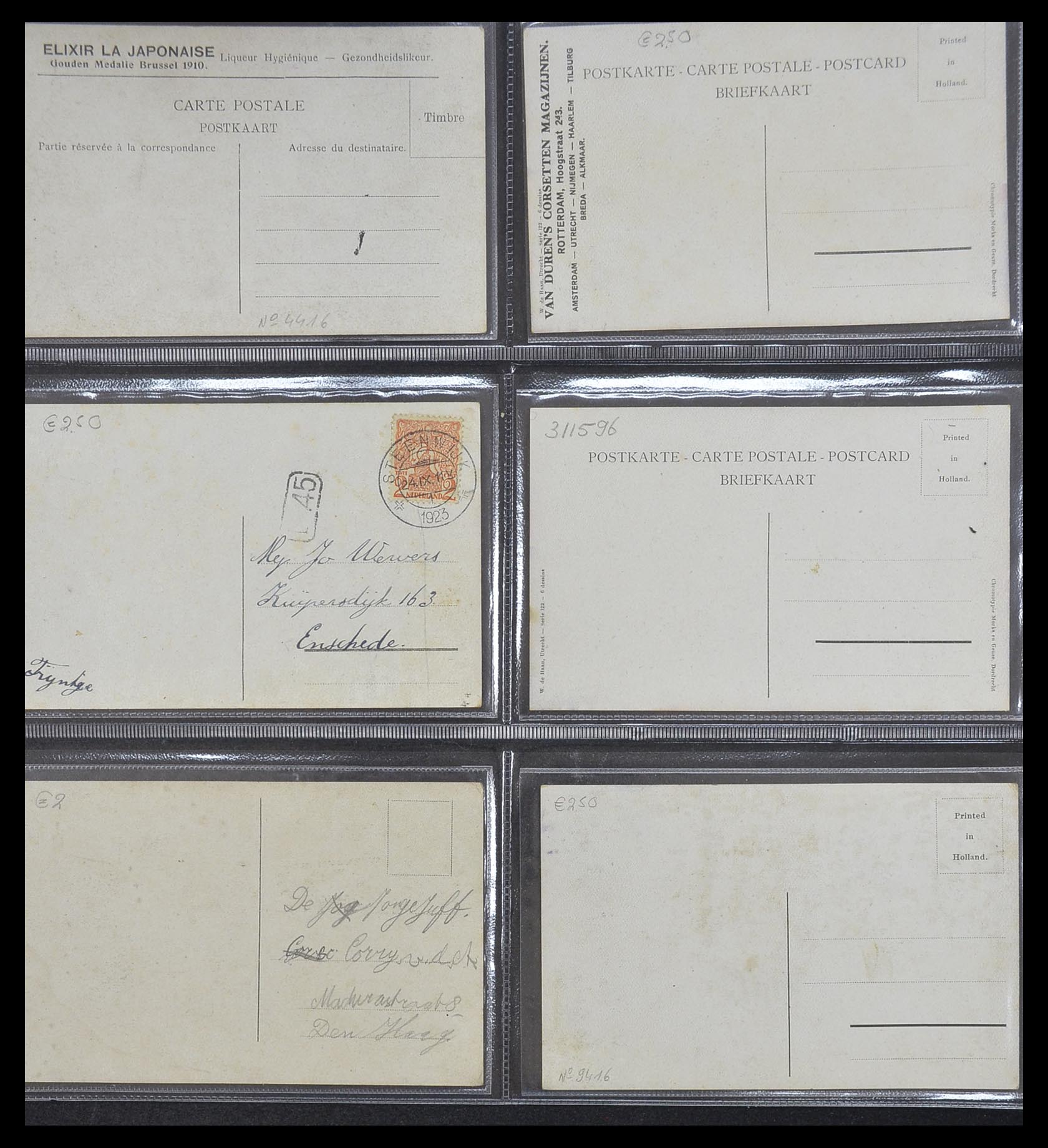 33928 086 - Postzegelverzameling 33928 Nederland ansichtkaarten 1910-1930.