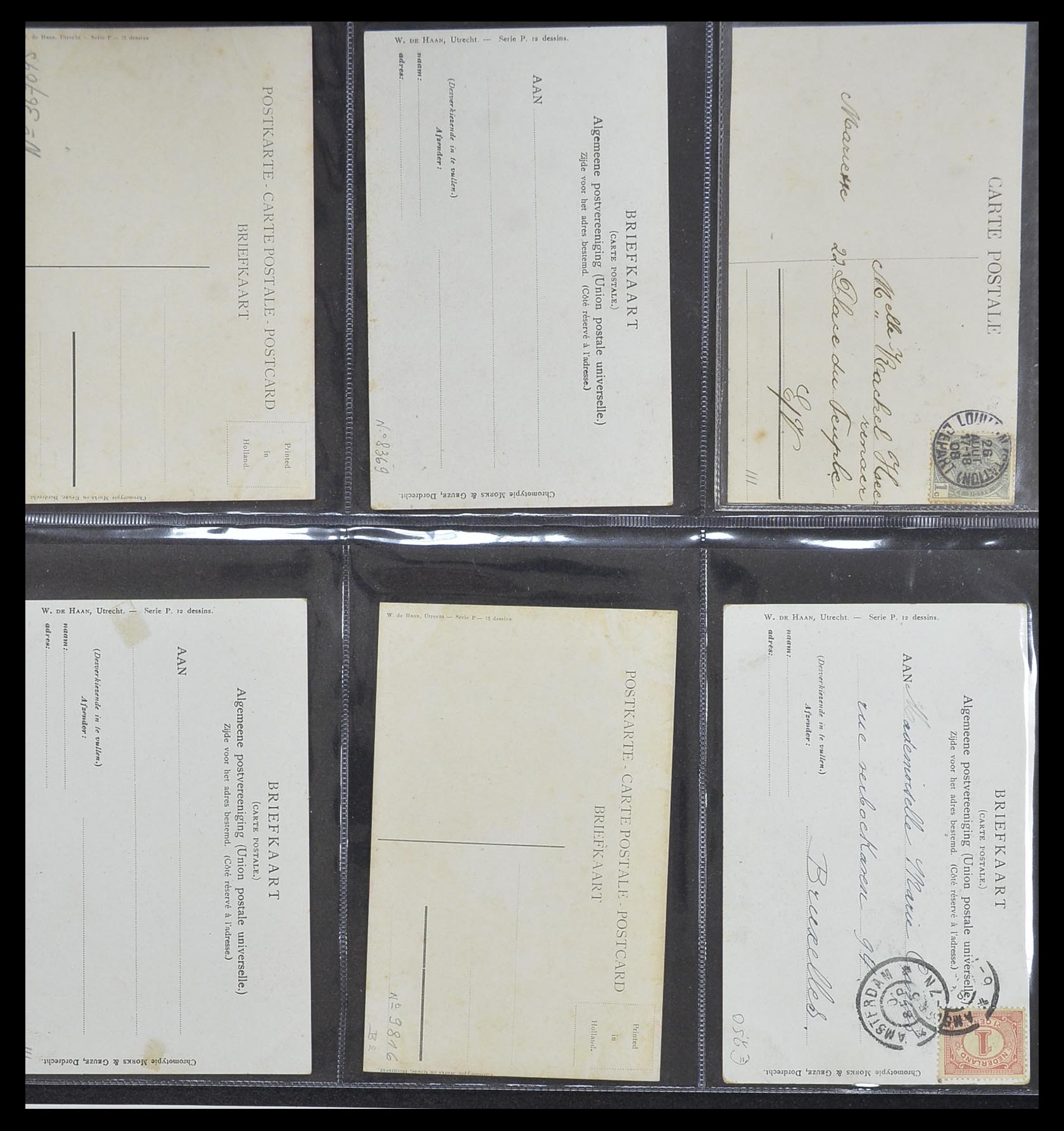 33928 092 - Postzegelverzameling 33928 Nederland ansichtkaarten 1910-1930.