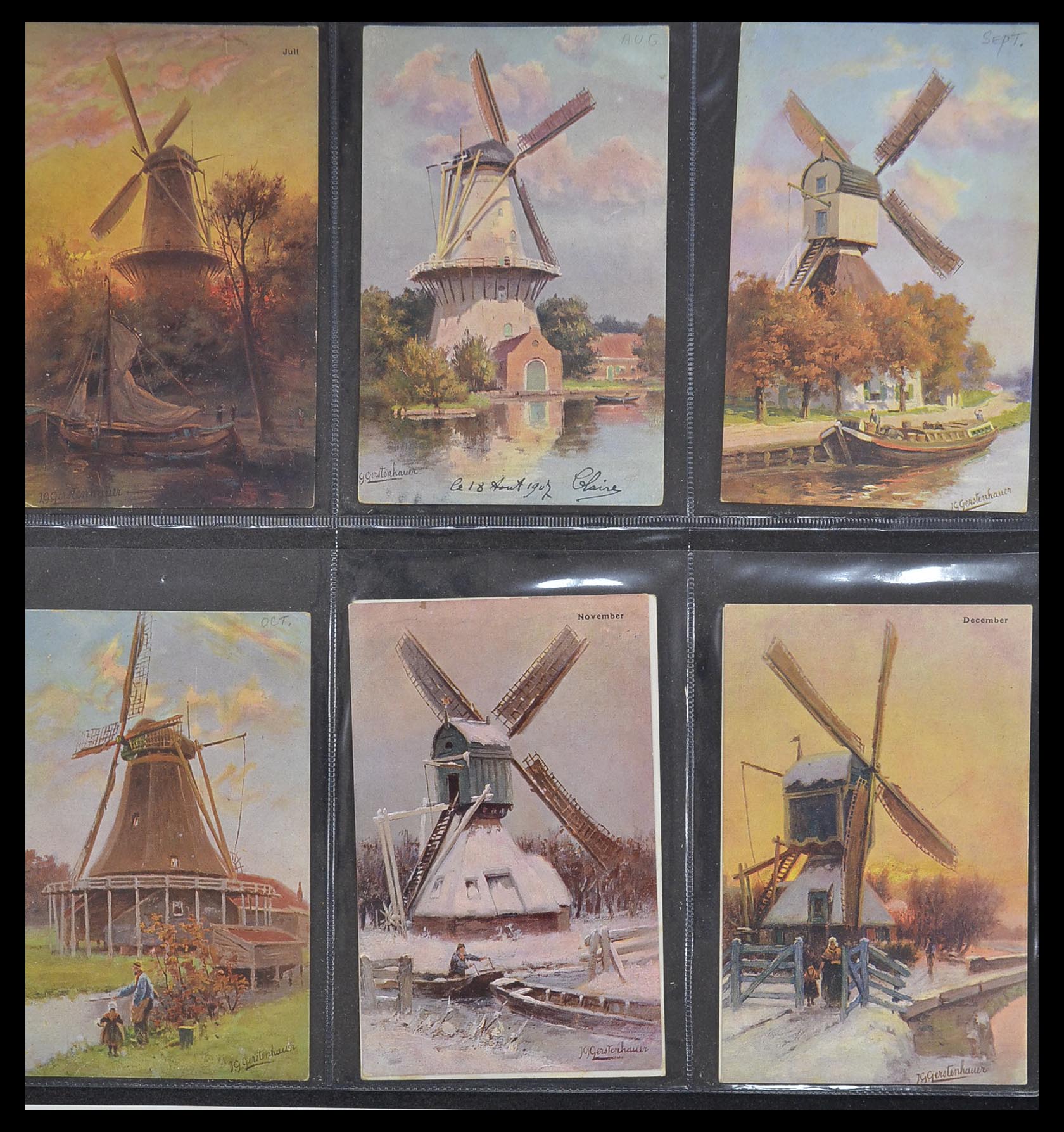33928 093 - Postzegelverzameling 33928 Nederland ansichtkaarten 1910-1930.