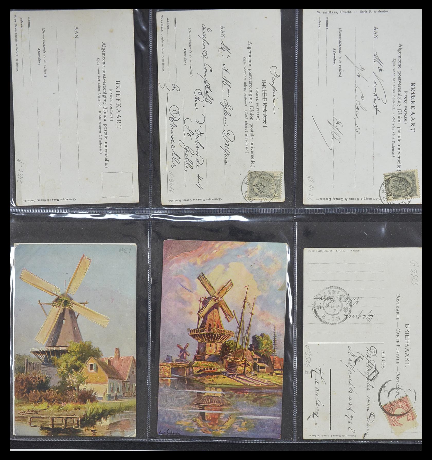 33928 094 - Postzegelverzameling 33928 Nederland ansichtkaarten 1910-1930.