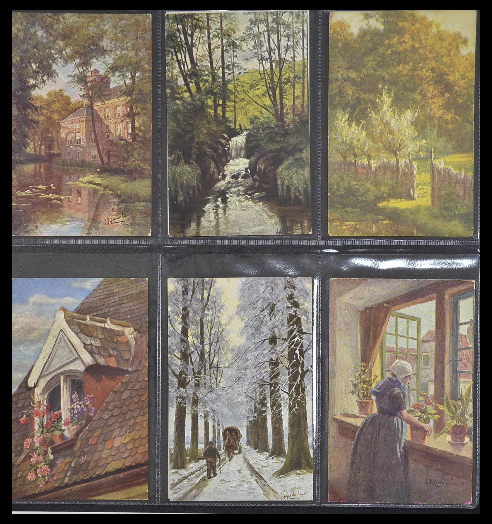 33928 097 - Postzegelverzameling 33928 Nederland ansichtkaarten 1910-1930.