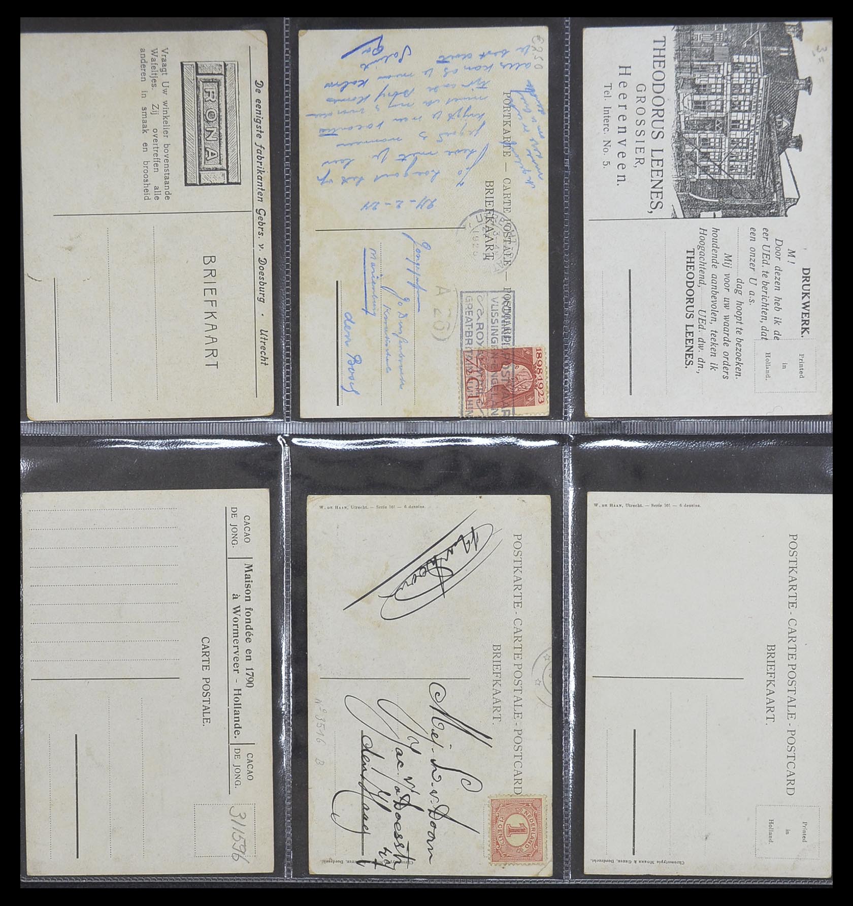 33928 110 - Postzegelverzameling 33928 Nederland ansichtkaarten 1910-1930.