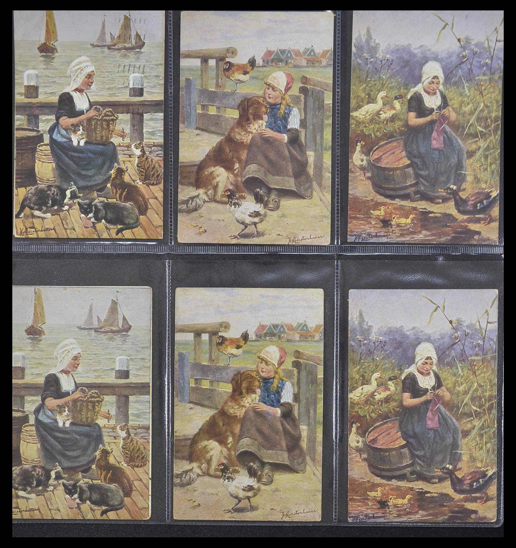 33928 111 - Postzegelverzameling 33928 Nederland ansichtkaarten 1910-1930.