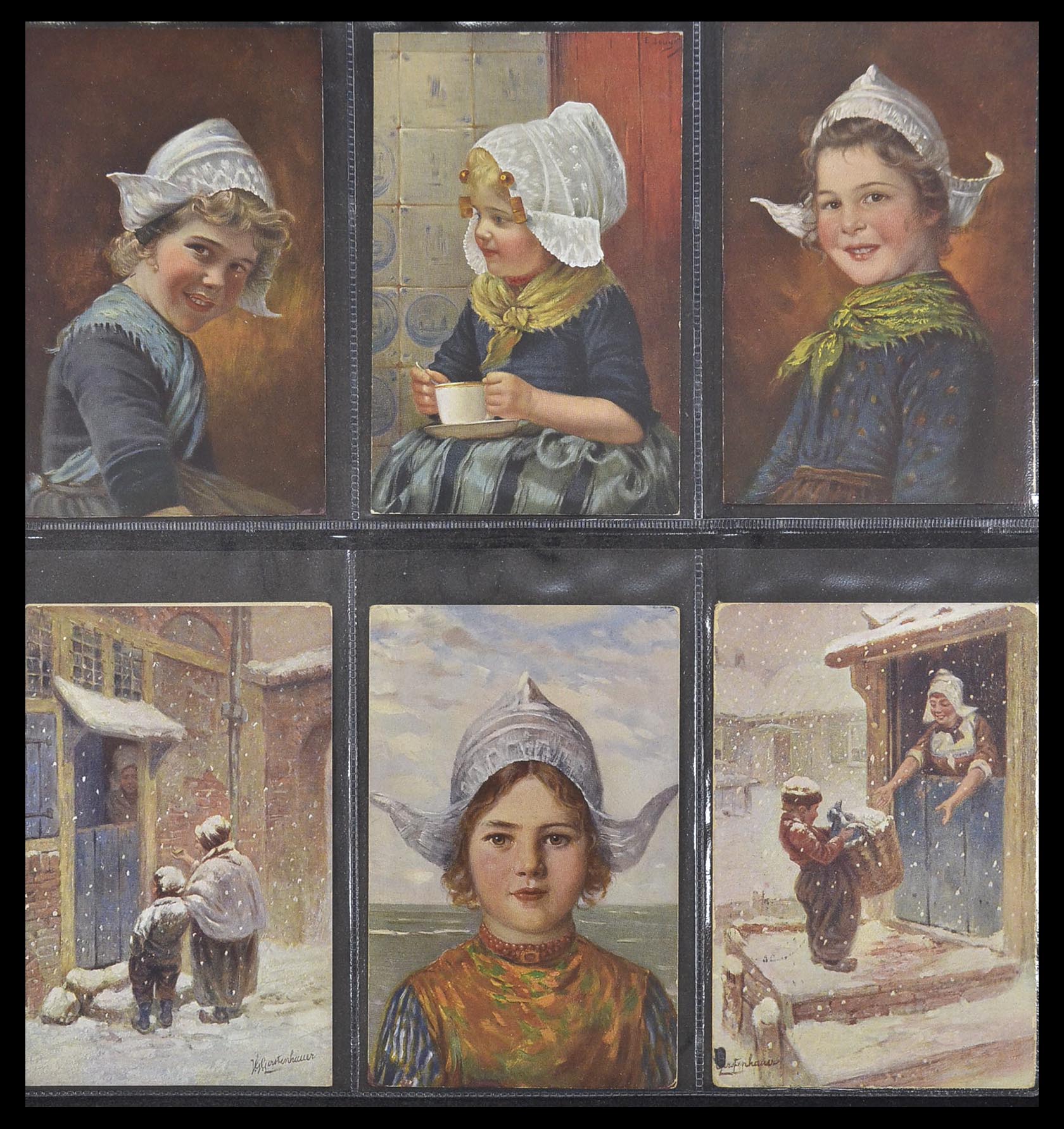 33928 113 - Postzegelverzameling 33928 Nederland ansichtkaarten 1910-1930.