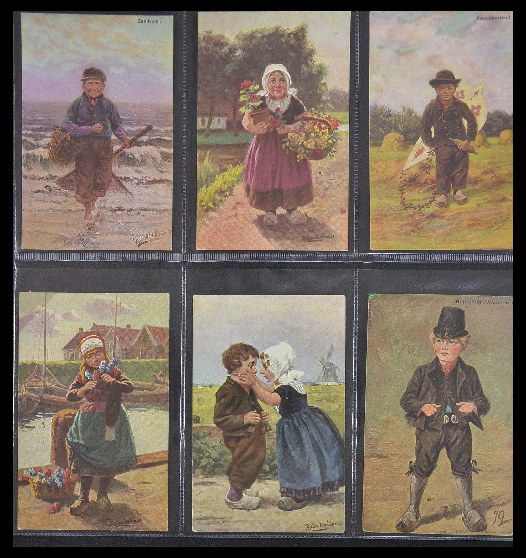 33928 115 - Postzegelverzameling 33928 Nederland ansichtkaarten 1910-1930.