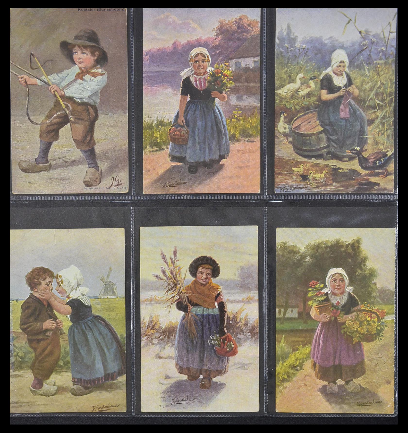 33928 117 - Postzegelverzameling 33928 Nederland ansichtkaarten 1910-1930.