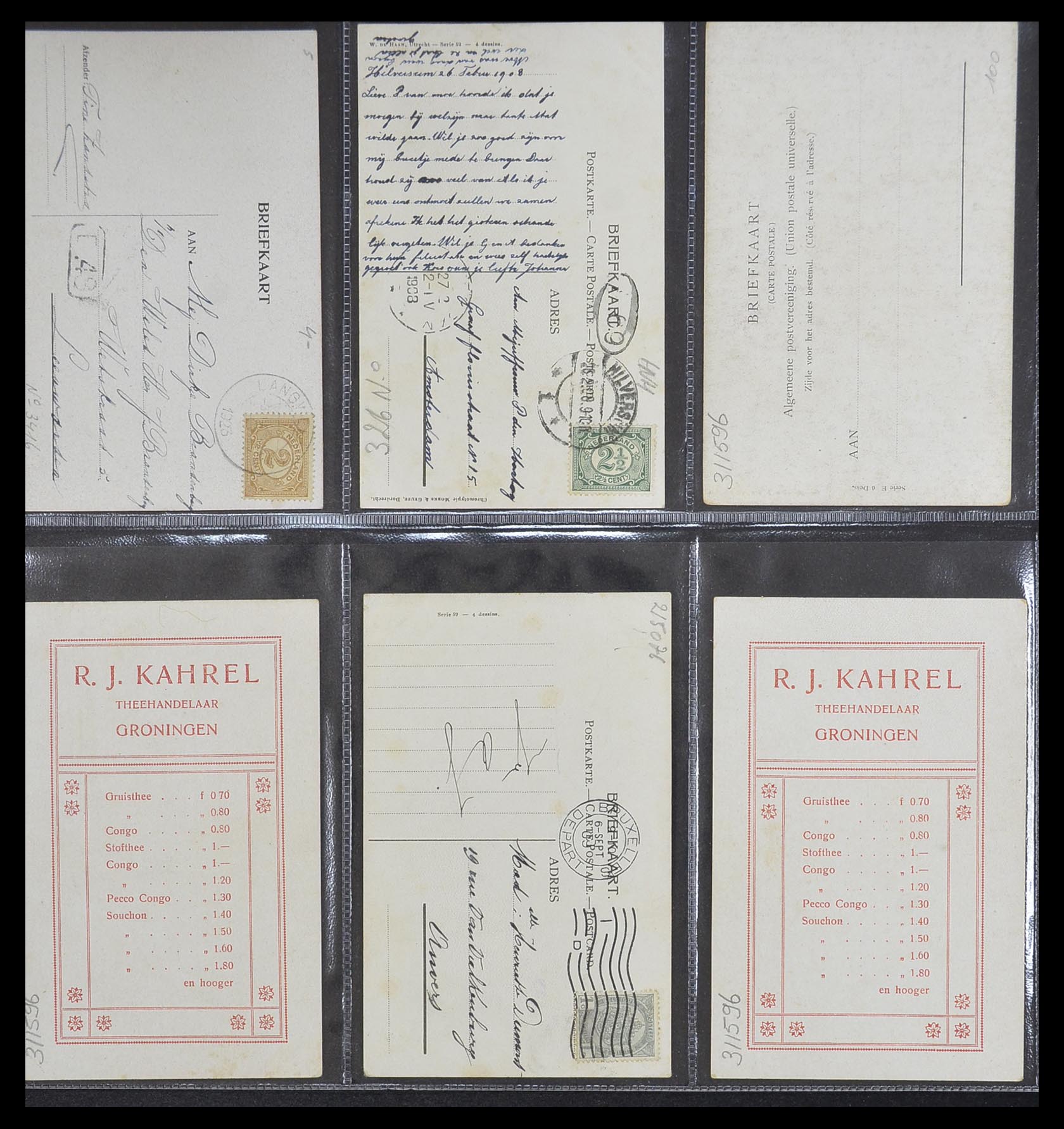 33928 118 - Postzegelverzameling 33928 Nederland ansichtkaarten 1910-1930.