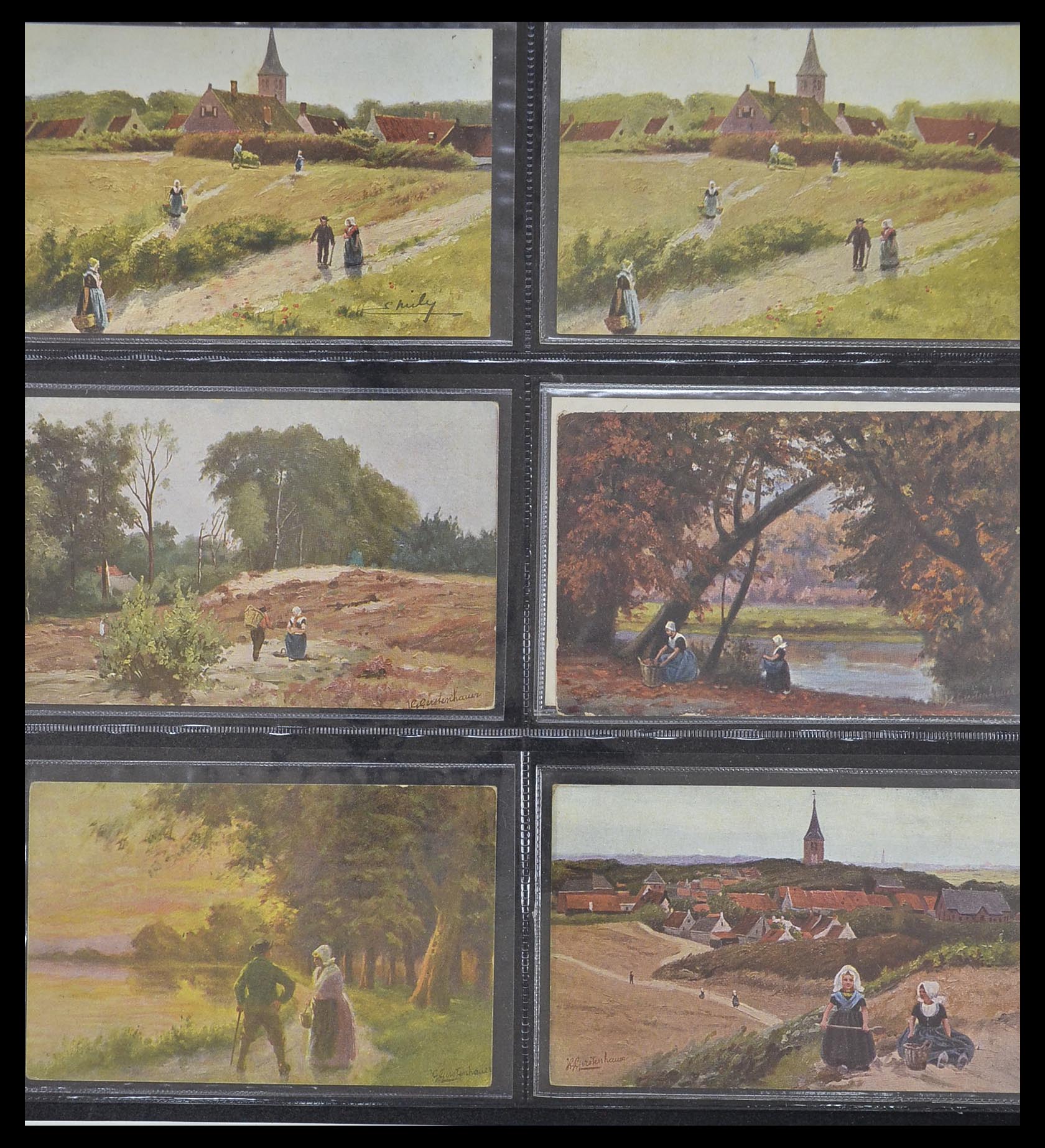 33928 159 - Postzegelverzameling 33928 Nederland ansichtkaarten 1910-1930.