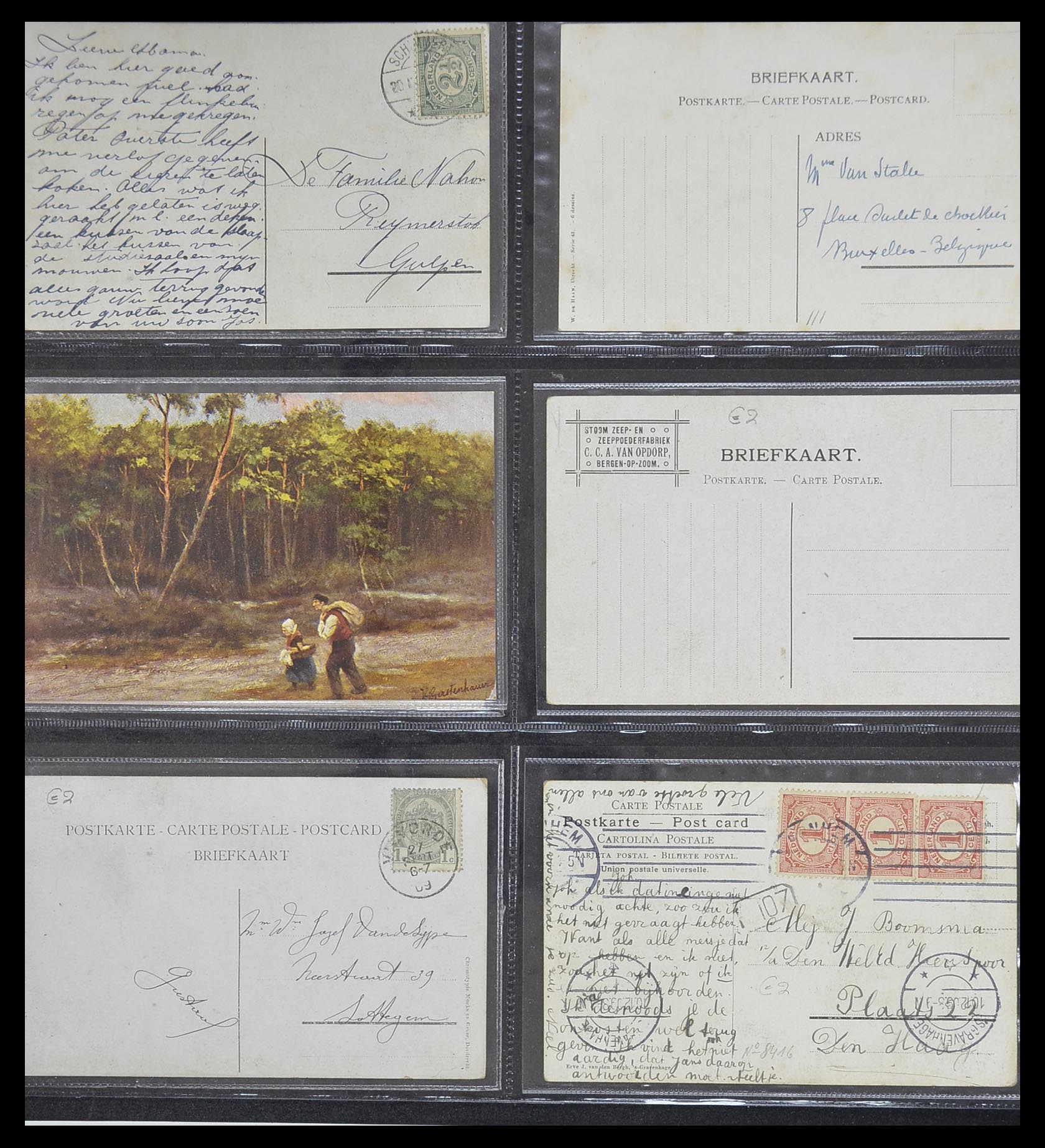 33928 160 - Postzegelverzameling 33928 Nederland ansichtkaarten 1910-1930.