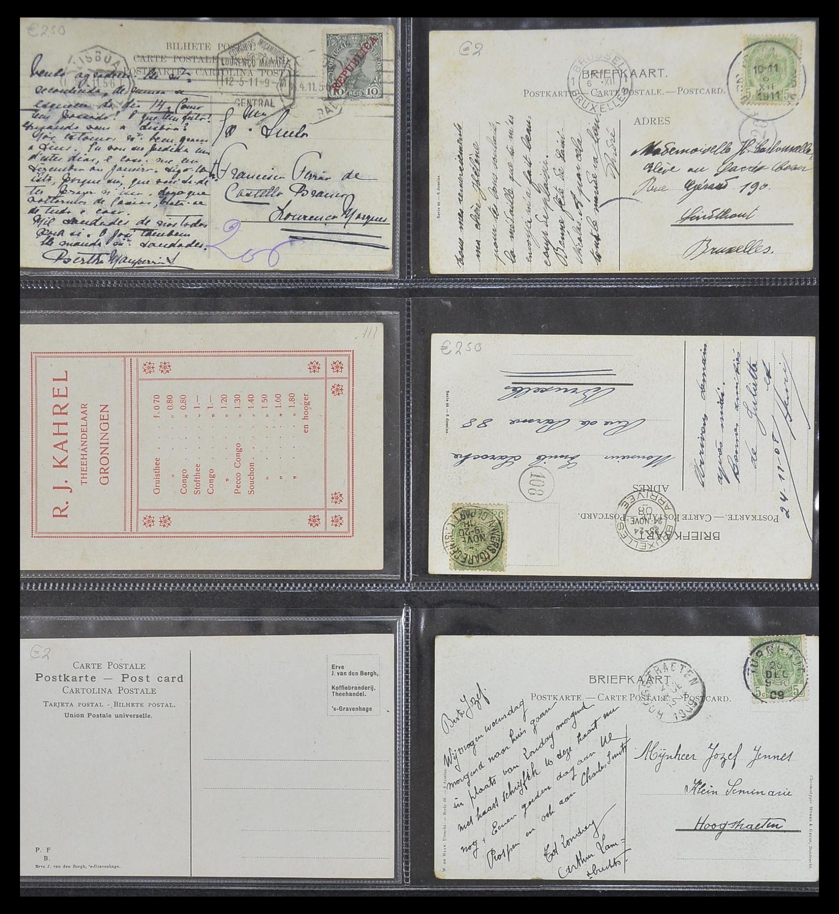 33928 165 - Postzegelverzameling 33928 Nederland ansichtkaarten 1910-1930.