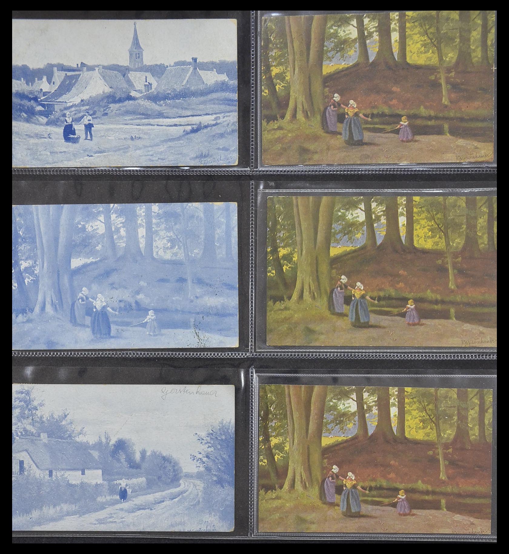 33928 166 - Postzegelverzameling 33928 Nederland ansichtkaarten 1910-1930.