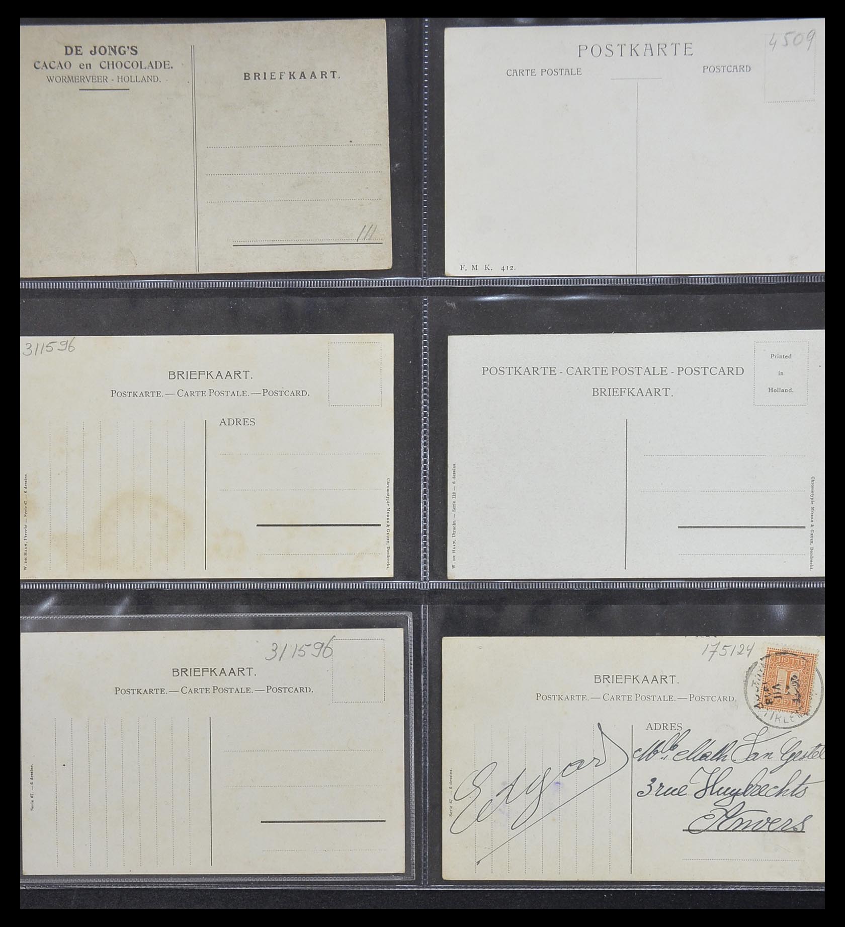 33928 170 - Postzegelverzameling 33928 Nederland ansichtkaarten 1910-1930.