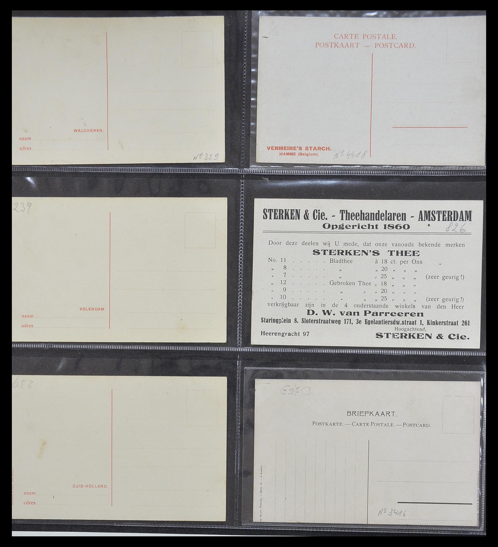 33928 178 - Postzegelverzameling 33928 Nederland ansichtkaarten 1910-1930.