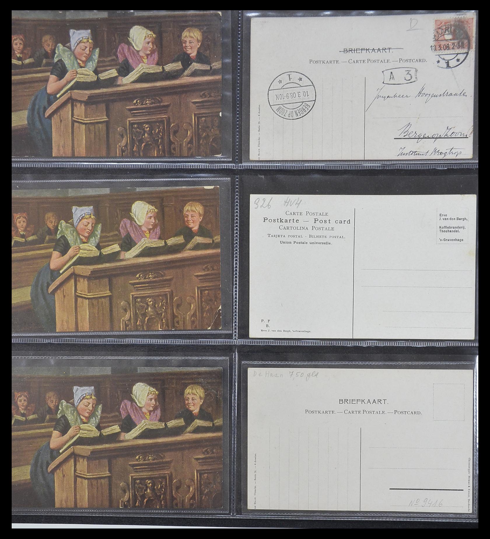 33928 180 - Postzegelverzameling 33928 Nederland ansichtkaarten 1910-1930.