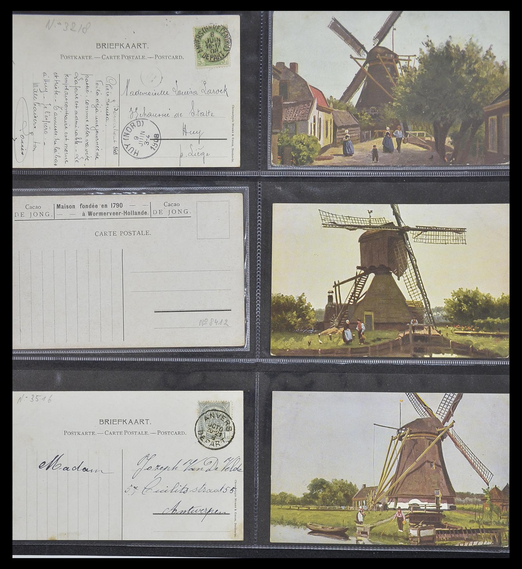 33928 182 - Postzegelverzameling 33928 Nederland ansichtkaarten 1910-1930.