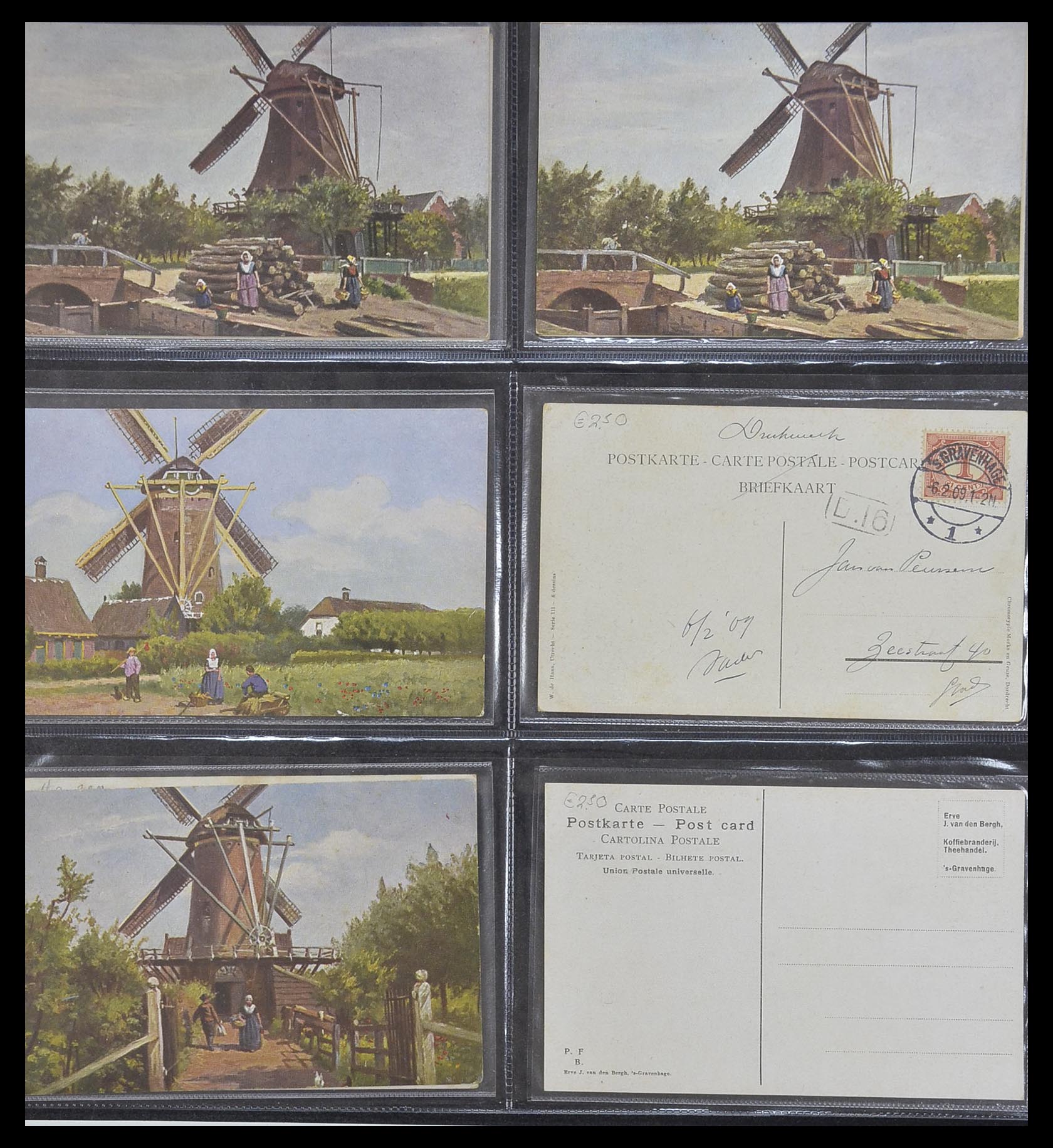 33928 183 - Postzegelverzameling 33928 Nederland ansichtkaarten 1910-1930.