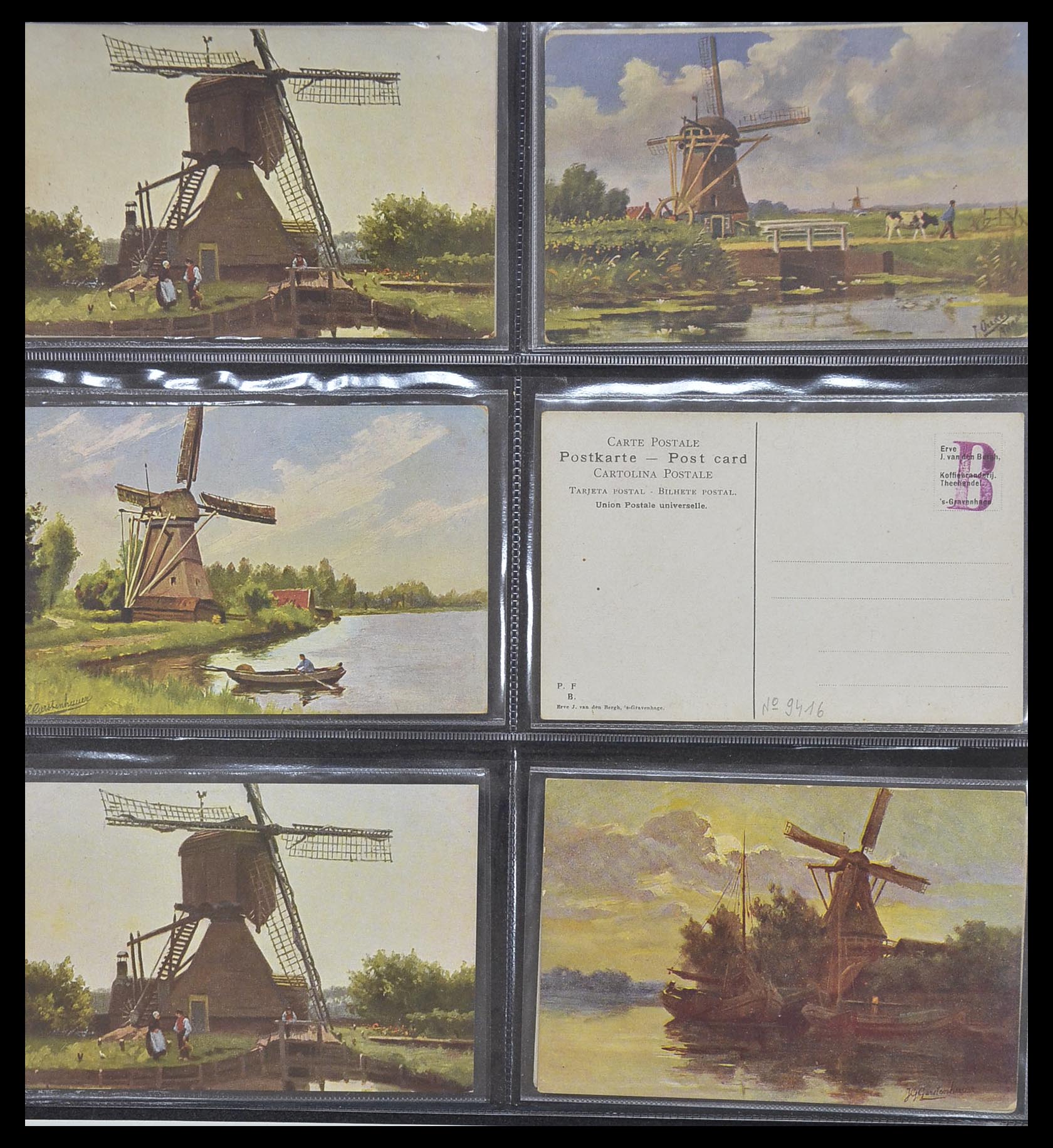 33928 184 - Postzegelverzameling 33928 Nederland ansichtkaarten 1910-1930.